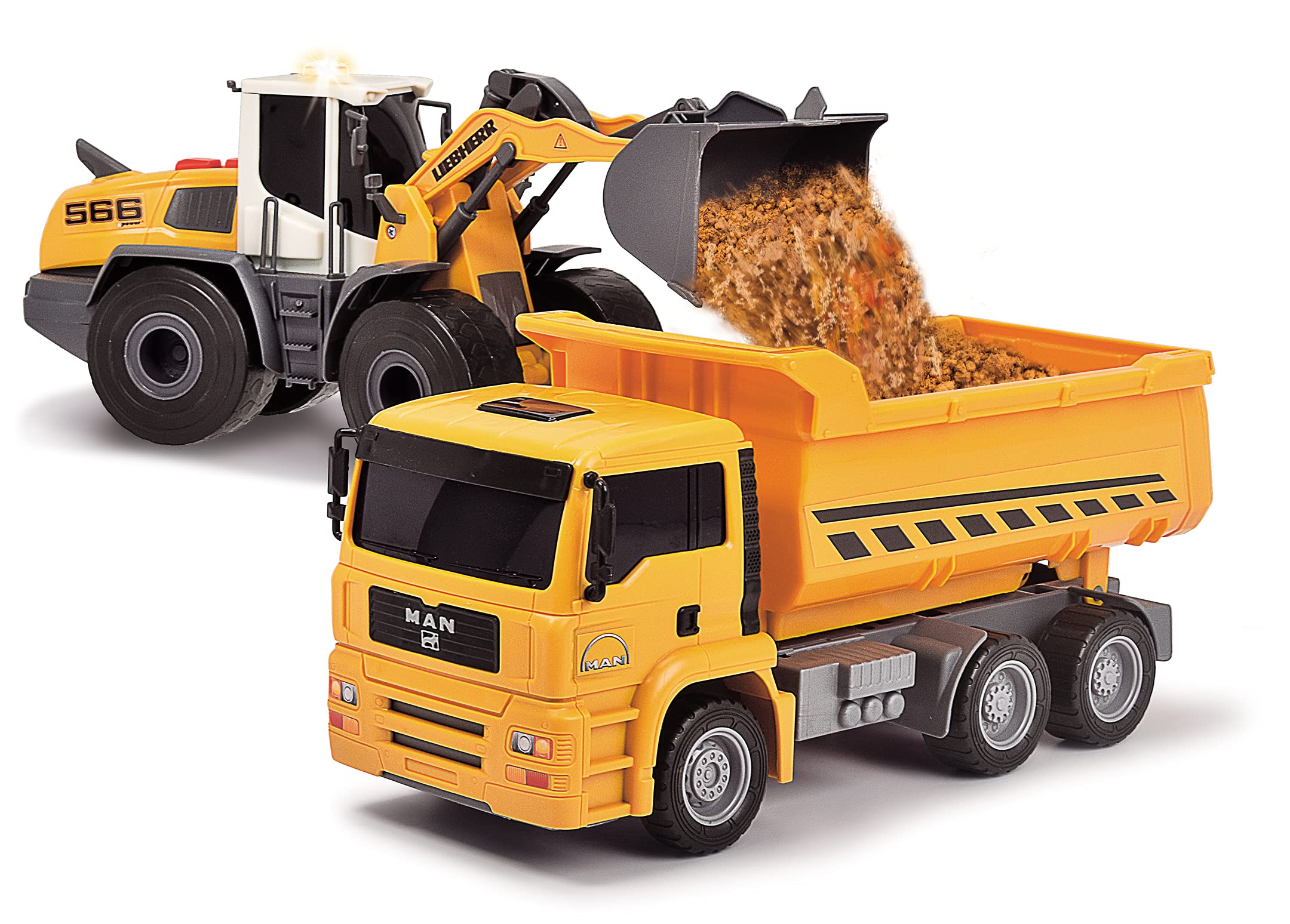 dickie-toys-go-real-construction-twin-pack-baufahrzeug-set-licht image 2