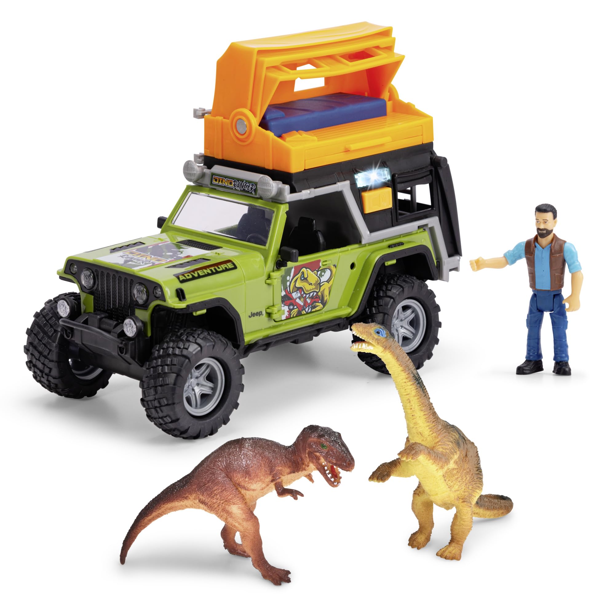 dickie-toys-go-action-dino-camper-jeep-23-cm-mit-figuren image 1