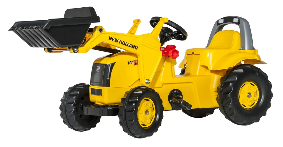 rolly-toys-rollykid-nh-construction-trettraktor-mit-lader image 1