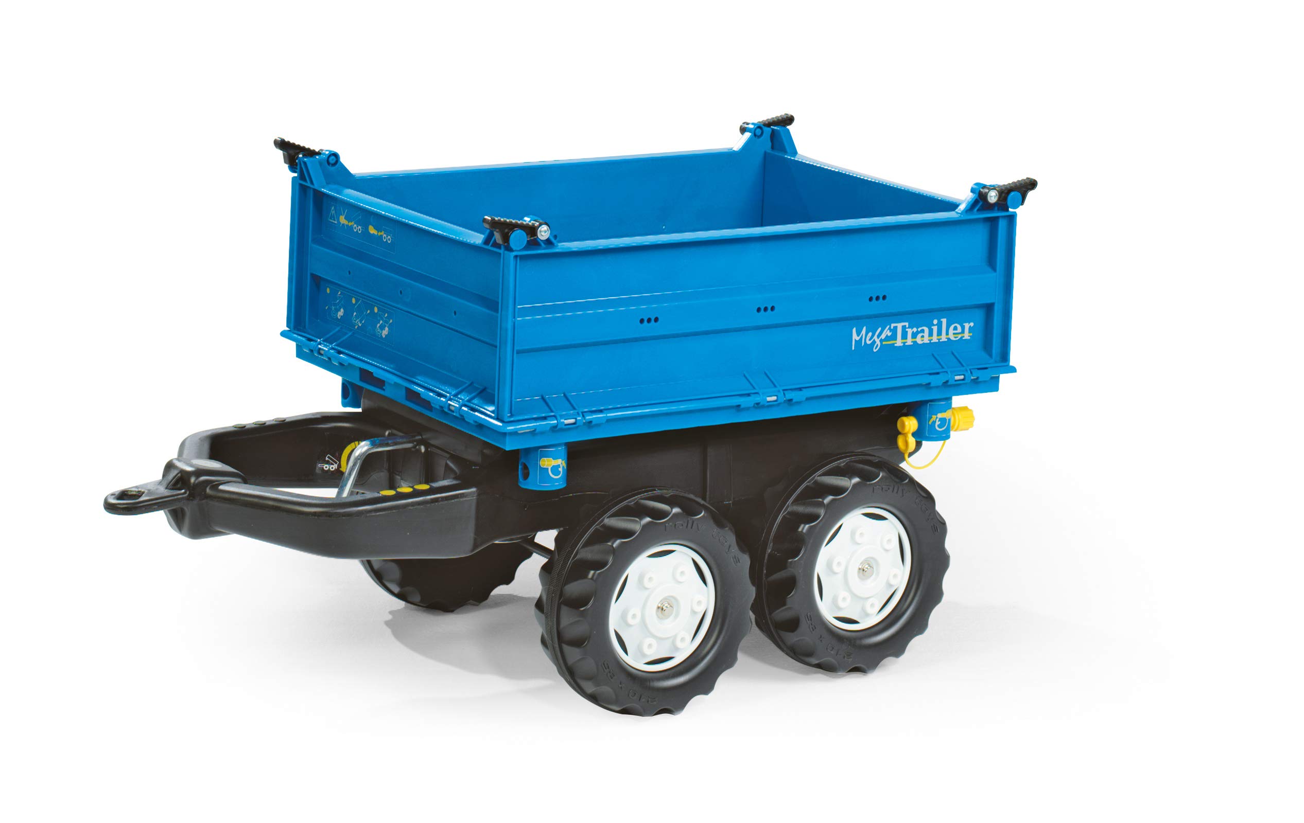 rolly-toys-rollytrailer-mega-trailer-anh-nger-blau-kipper image 1