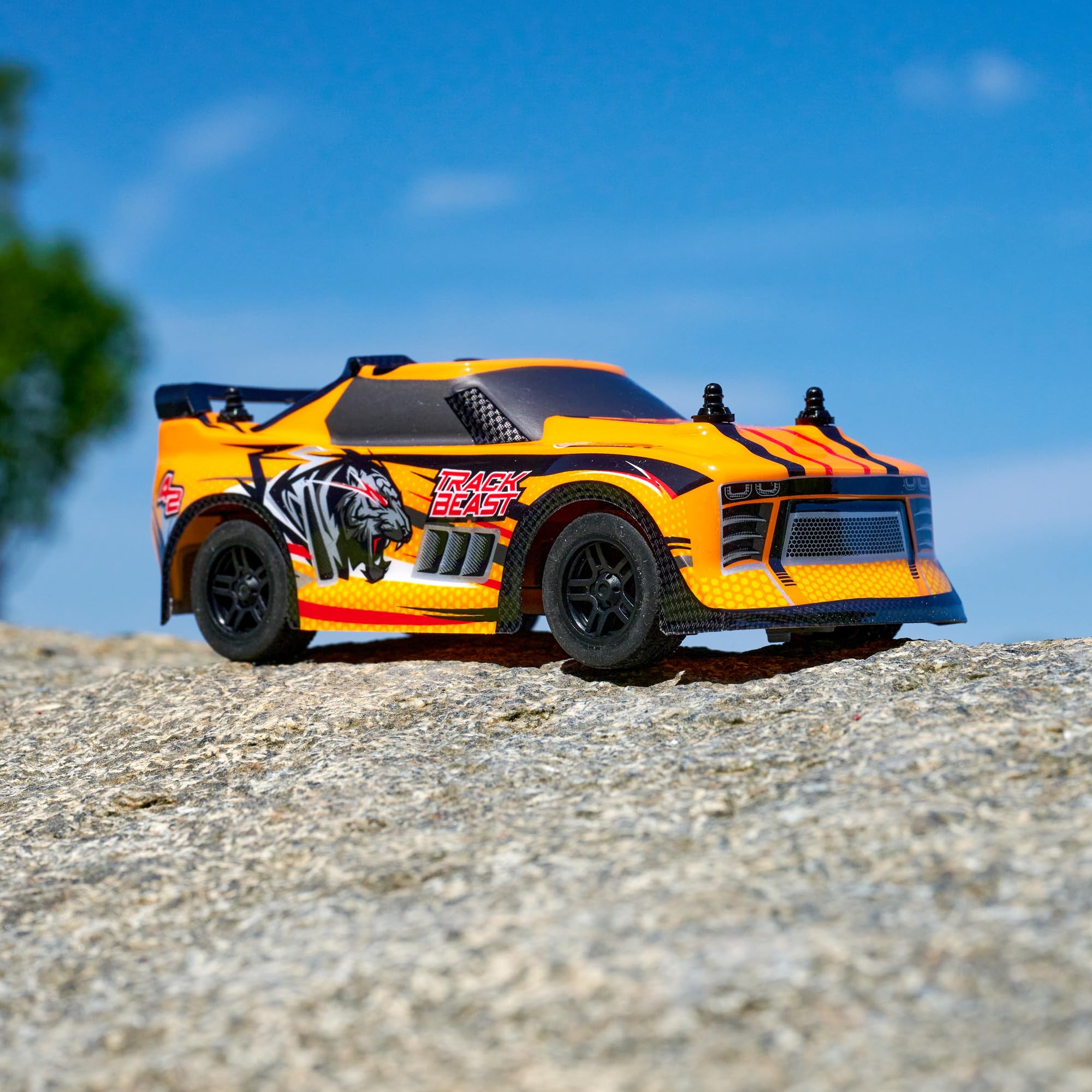 dickie-go-crazy-track-beast-rc-auto-orange-15-cm image 4
