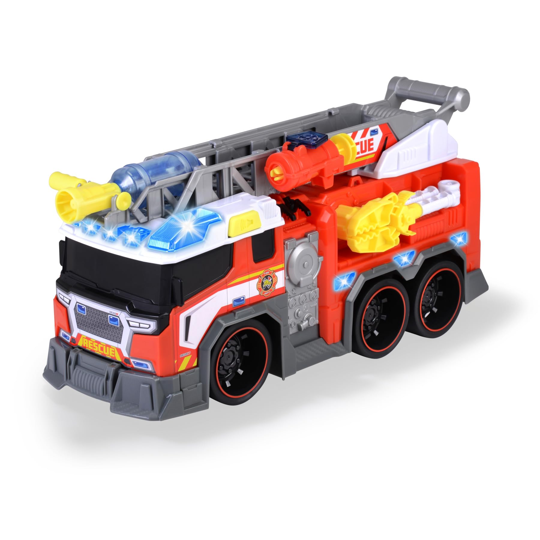 dickie-sos-feuerwehrauto-37-5-cm-wasserspritze-leiter-sound image 1