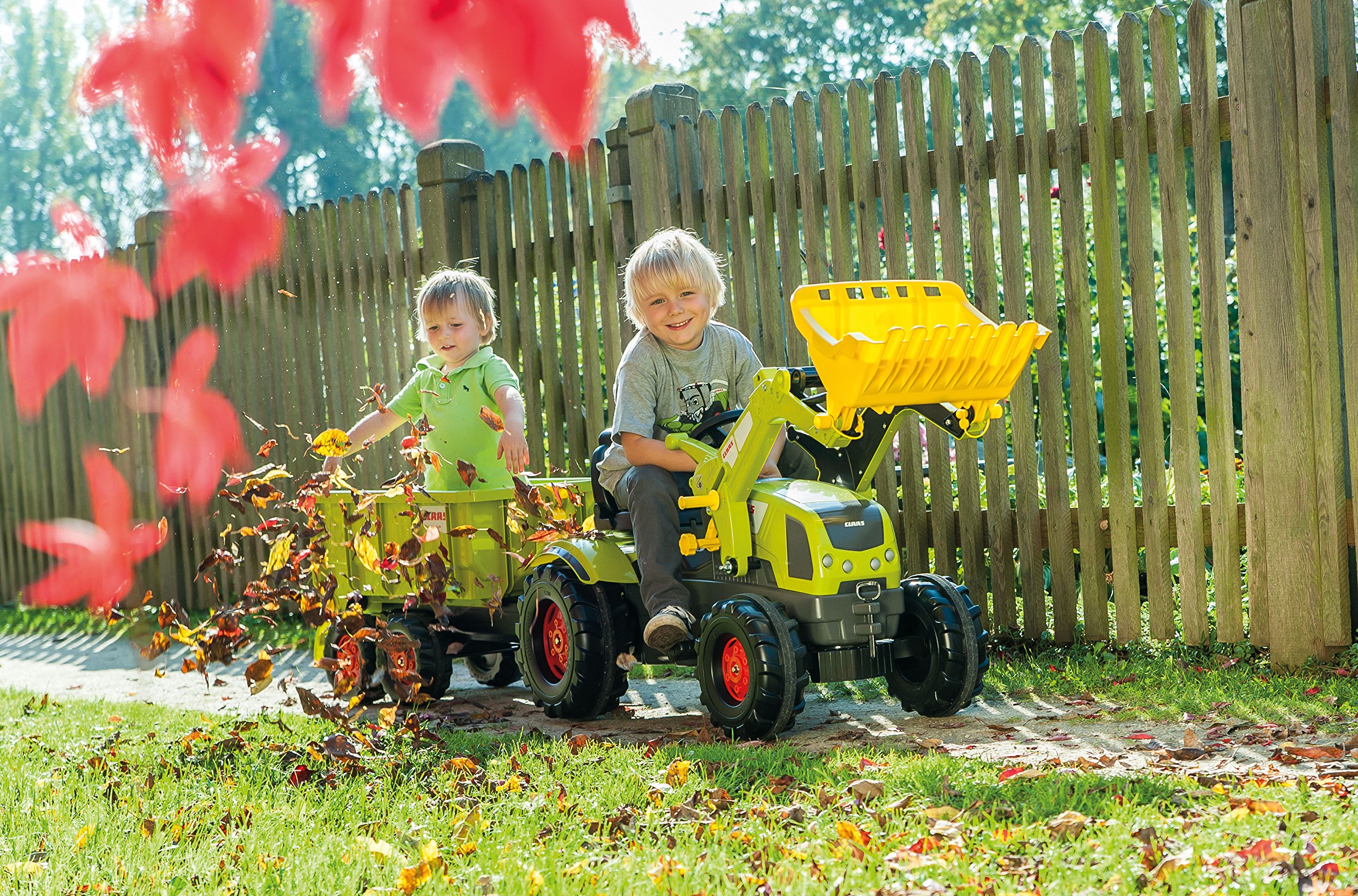 rolly-toys-rollyfarmtrac-611041-claas-axos-trettraktor-lader image 2