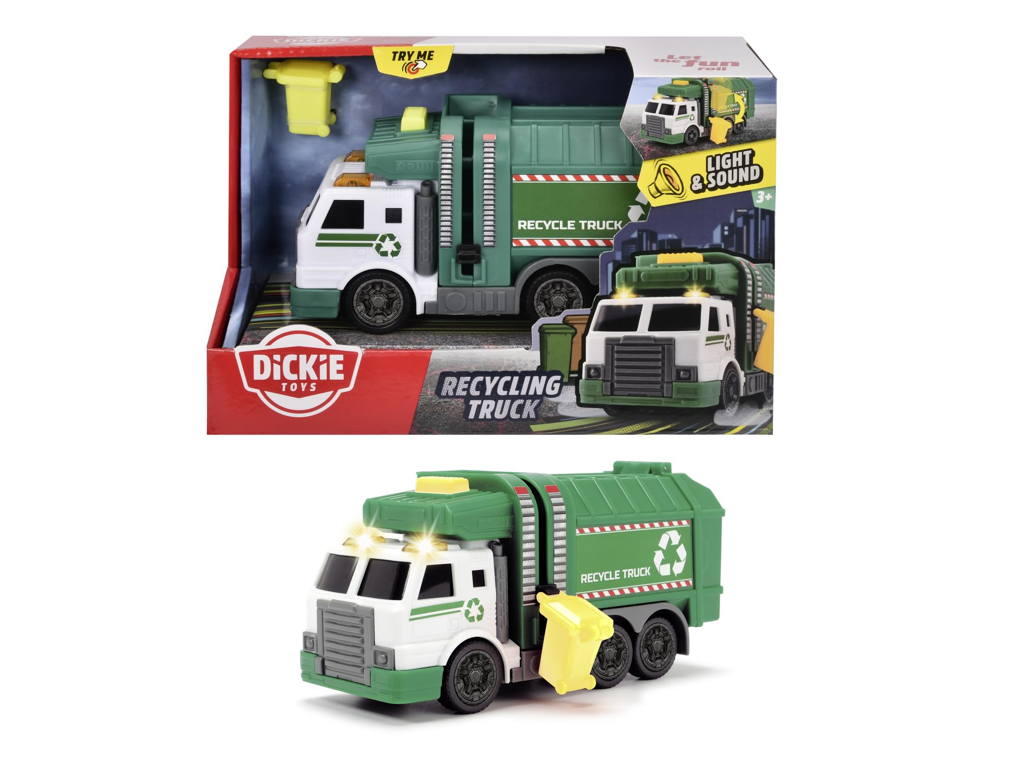 dickie-go-real-recycling-truck-m-llwagen-spielzeug-gr-n image 7