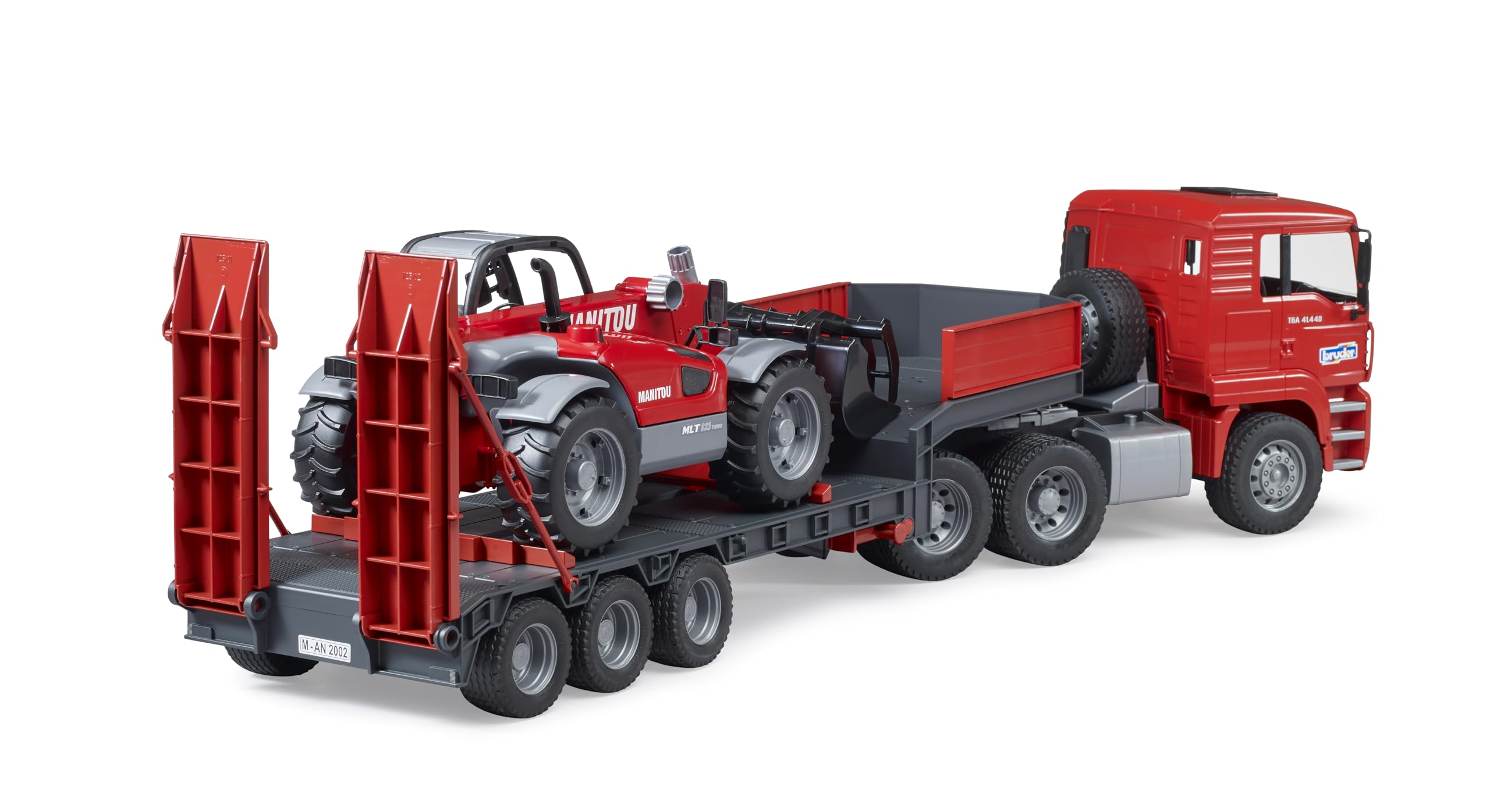 bruder-profi-man-tga-tieflader-mit-manitou-teleskoplader image 4