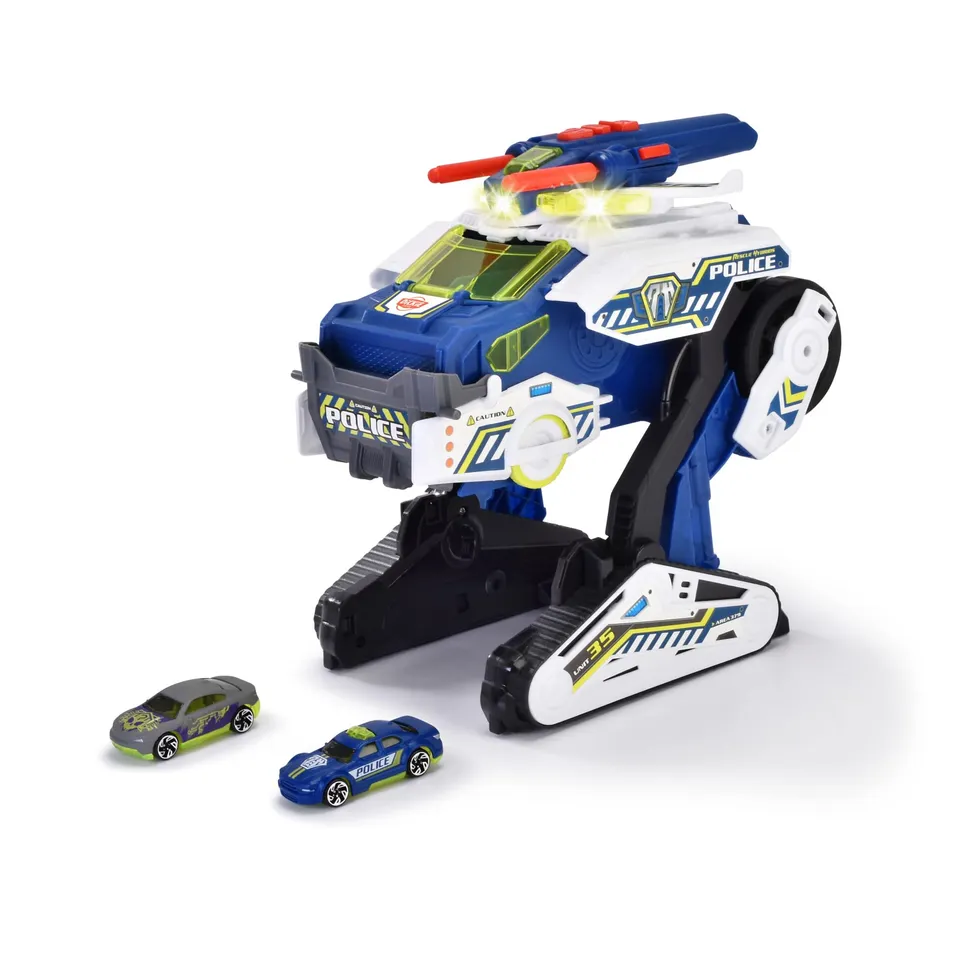 dickie-sos-rescue-hybrids-police-bot-polizeiauto-35-cm-mit-sound image 1
