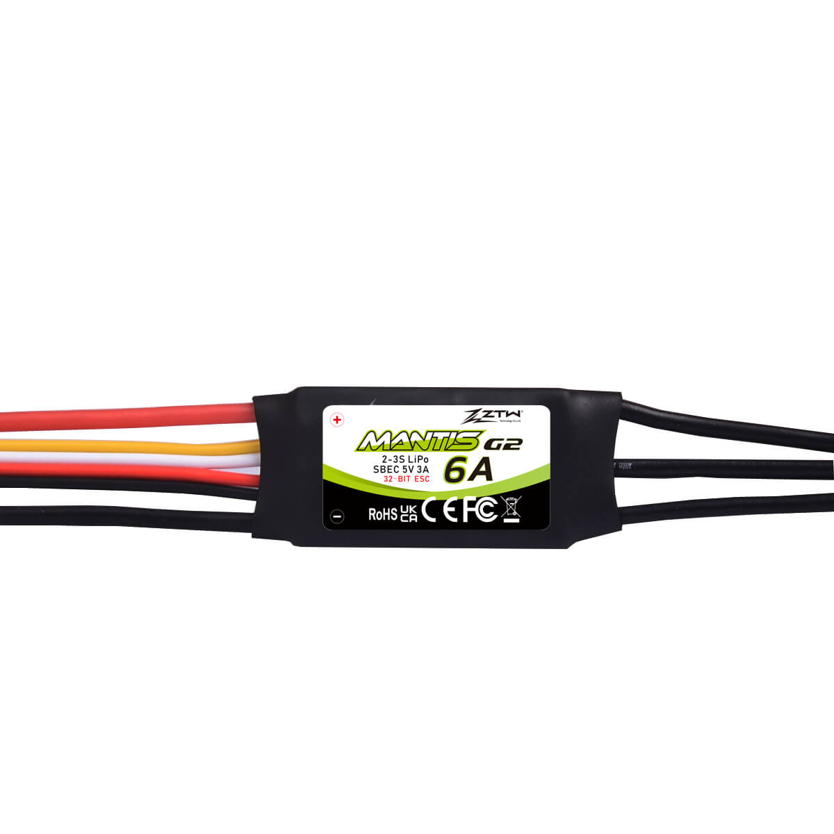 ztw-mantis-g2-6a-fahrtregler-2-3s-sbec-mit-xt30 image 3