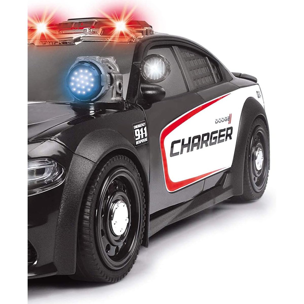 dickie-toys-sos-dodge-charger-polizeiauto-xl-33cm-blaulicht image 3