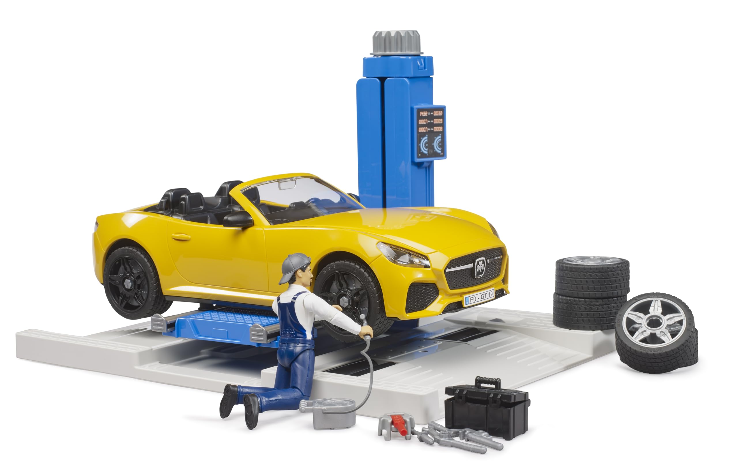 bruder-bworld-pkw-service-center-62112-mit-roadster image 4