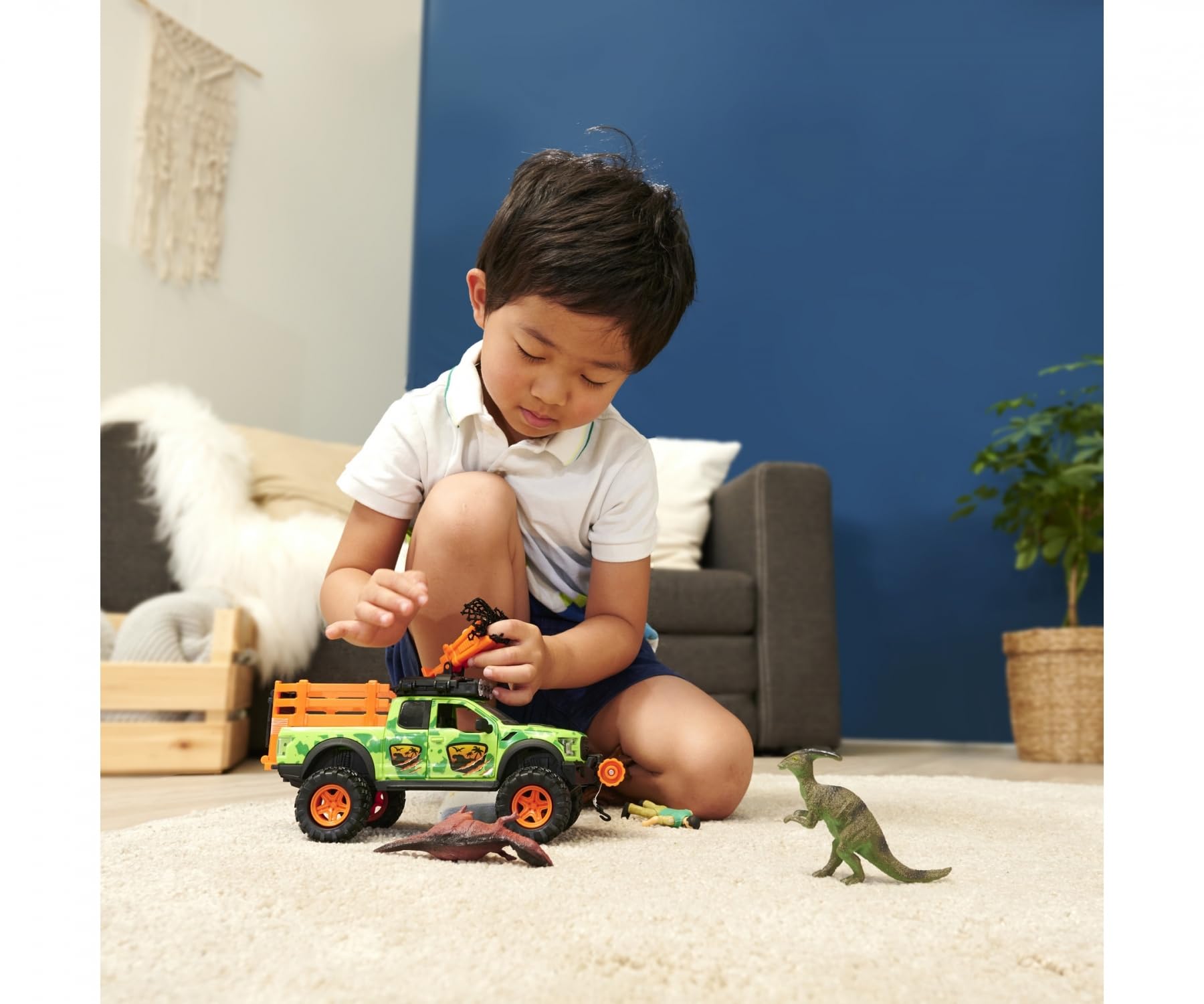 dickie-toys-go-real-dino-hunter-ford-raptor-25cm-licht-sound image 6
