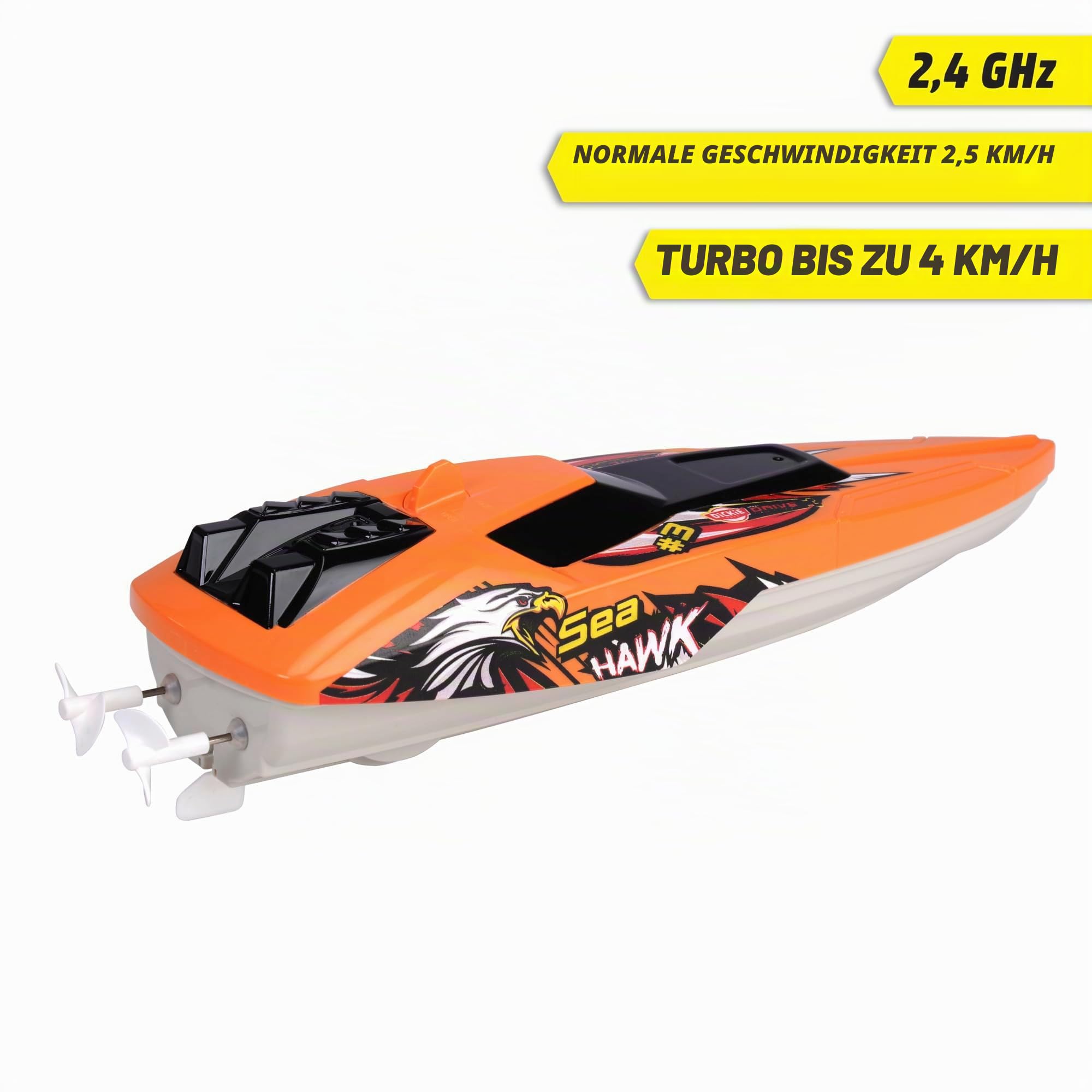 dickie-toys-go-crazy-rc-boot-sea-hawk-spielzeugboot-33-cm image 2