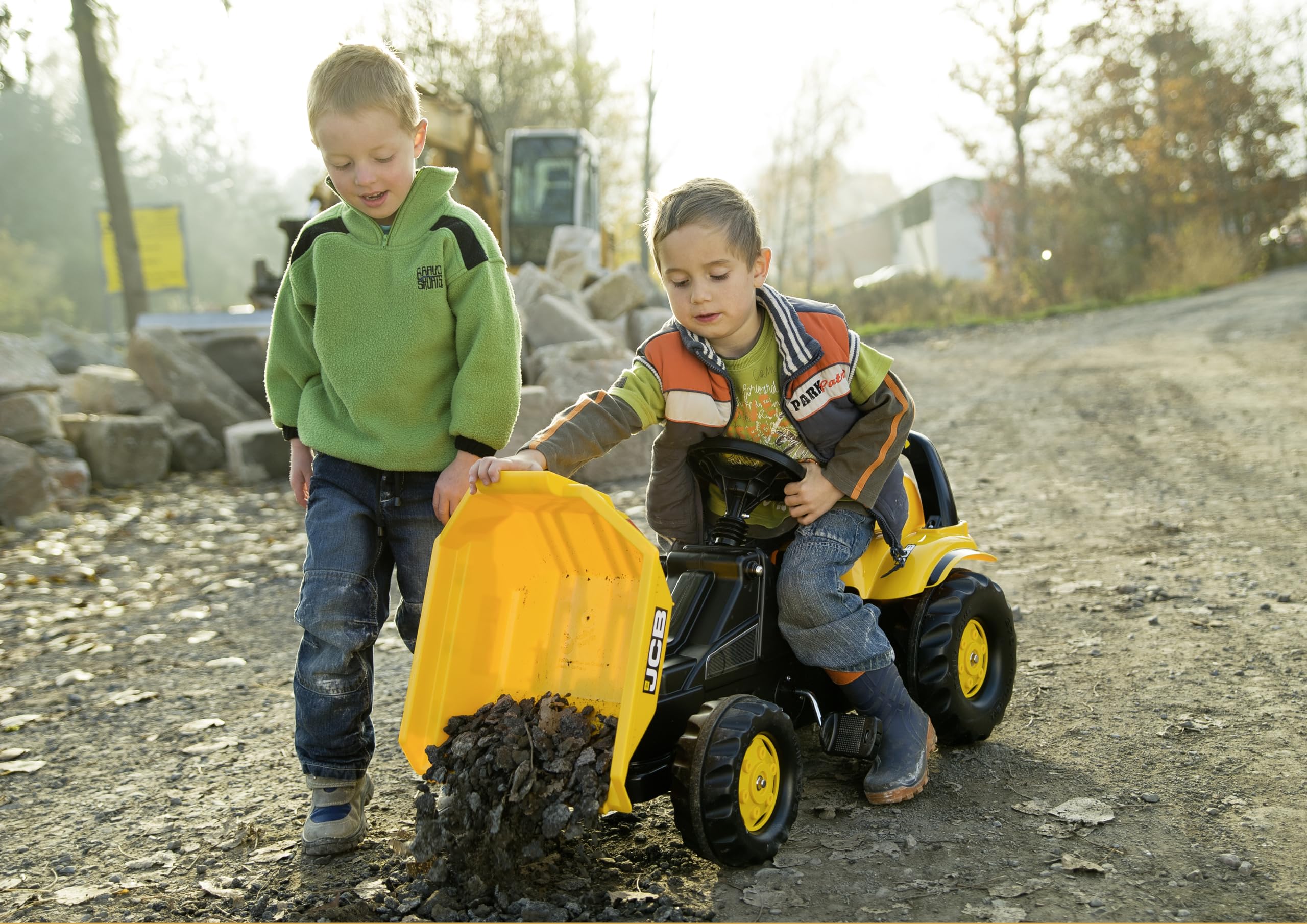 rolly-toys-rollykid-jcb-trettraktor-dumper-gelb-ab-2-5-jahre image 4