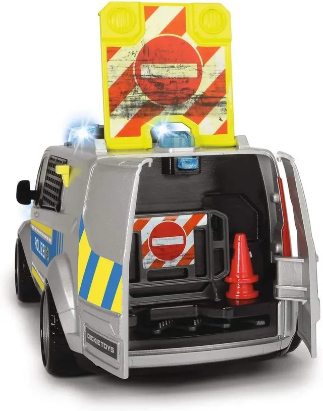 dickie-sos-ford-transit-police-polizeiauto-28-cm image 1