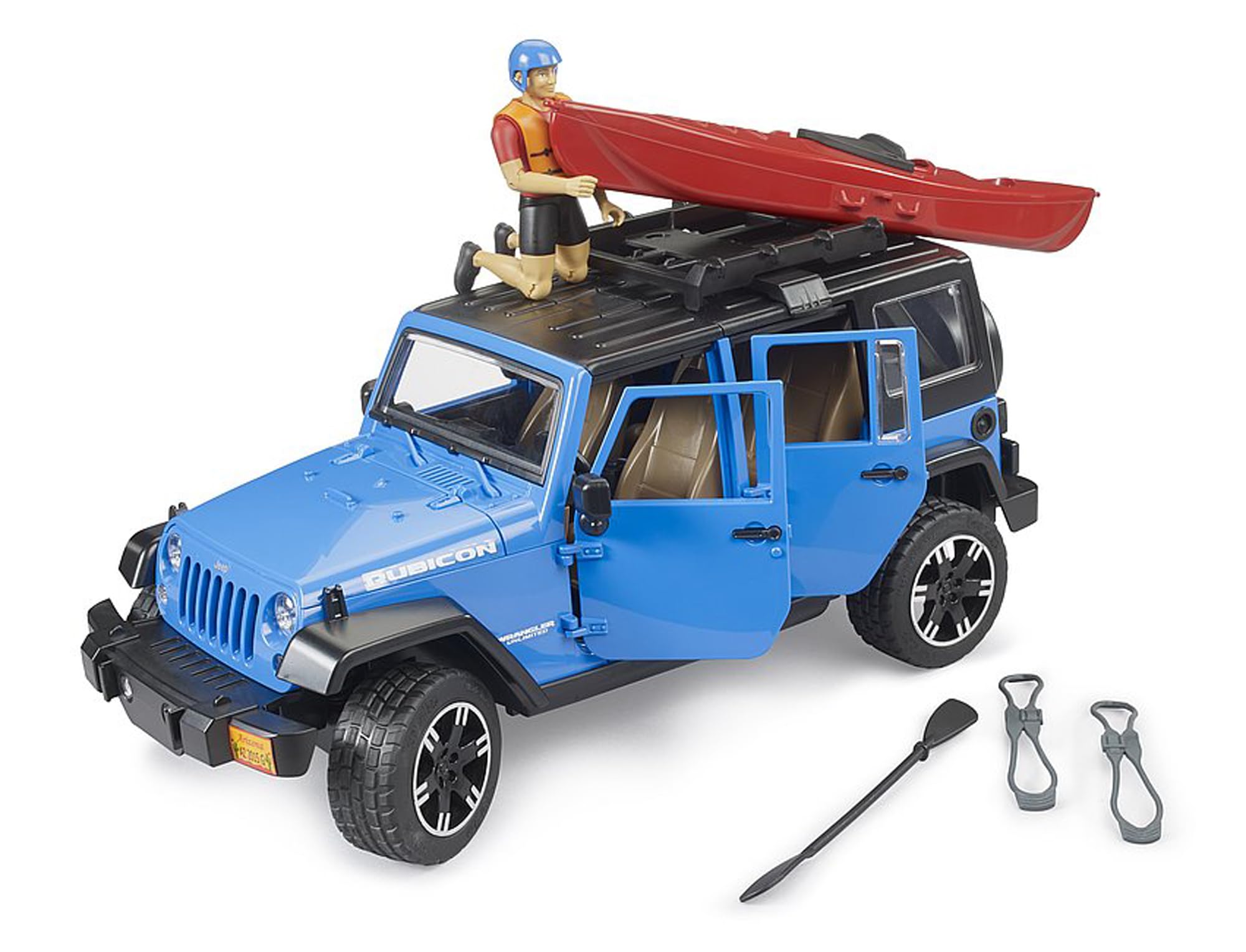 bruder-profi-jeep-wrangler-rubicon-kajak-figur-02529 image 3