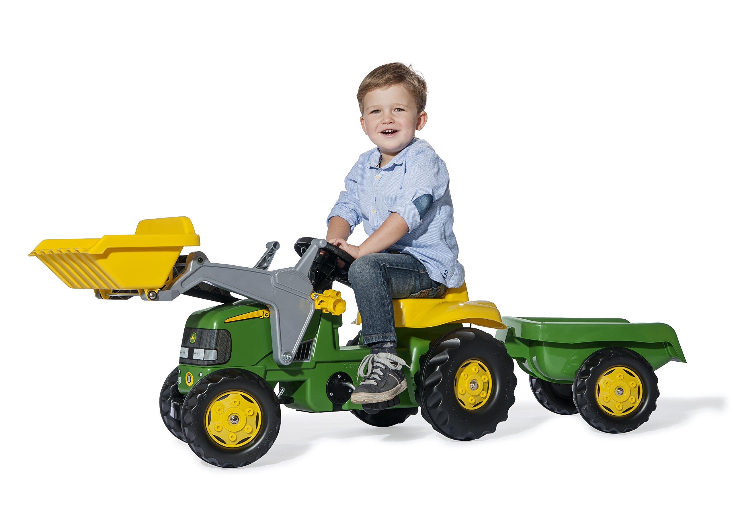 rolly-toys-rollykid-john-deere-trettraktor-single-mit-frontlader image 2