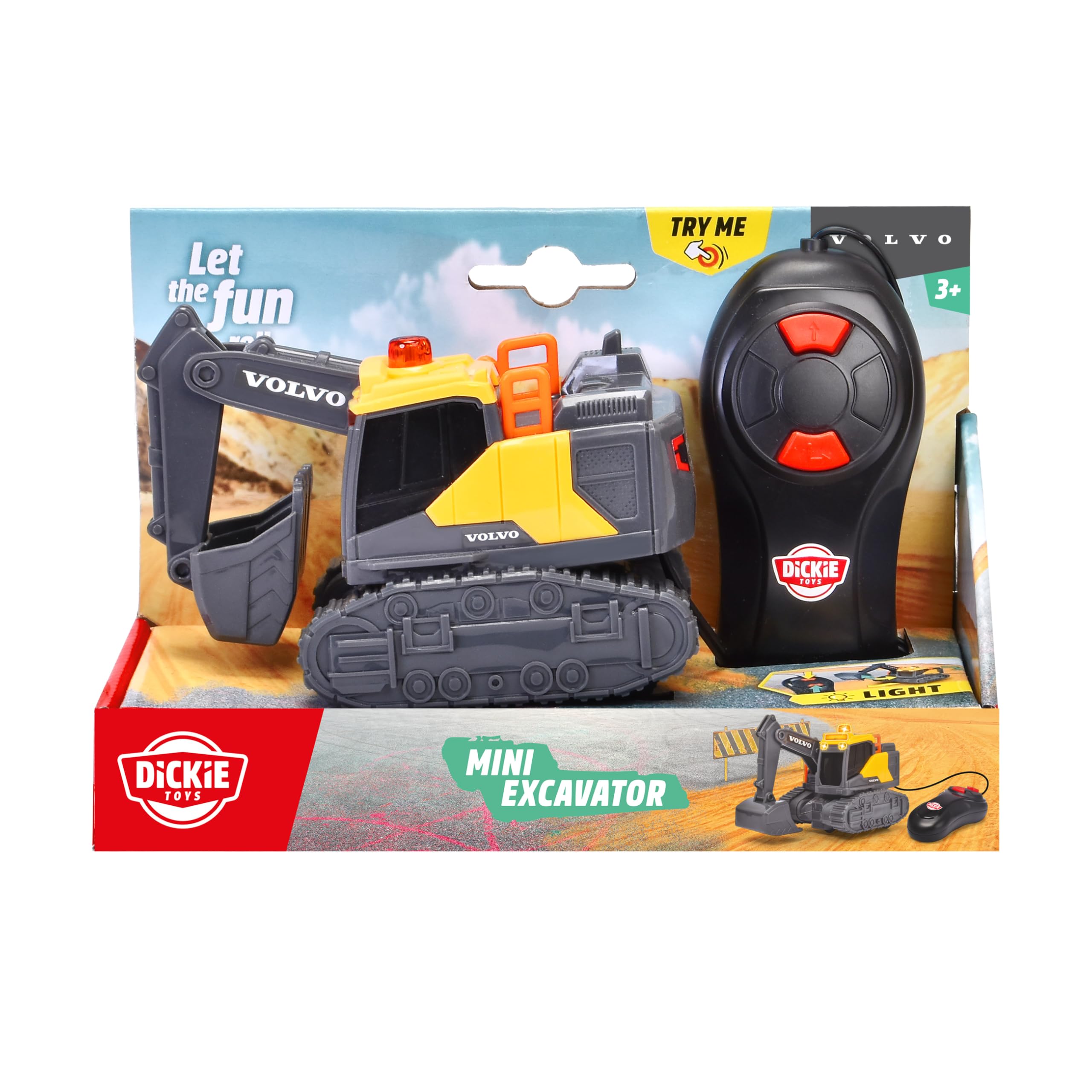 dickie-toys-go-crazy-volvo-bagger-14-cm-mit-kabelfernsteuerung image 7