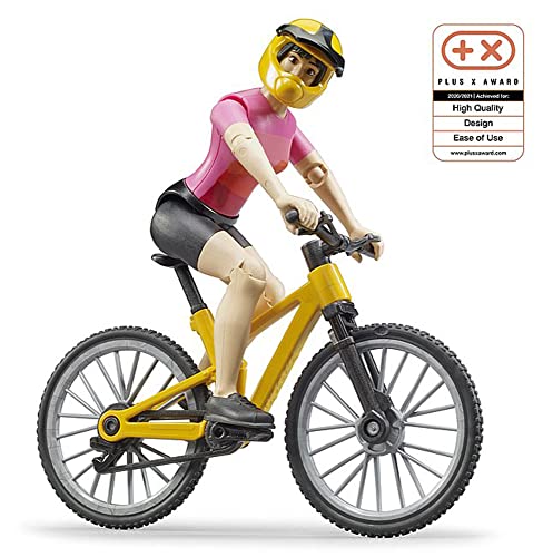 bruder-bworld-63111-mountainbike-mit-radfahrerin-spielzeug image 6