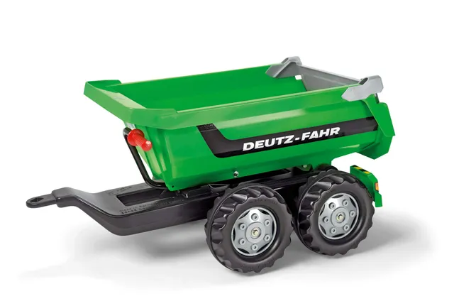 rolly-toys-rollytrailer-halfpipe-deutz-kippanh-nger-122240 image 1