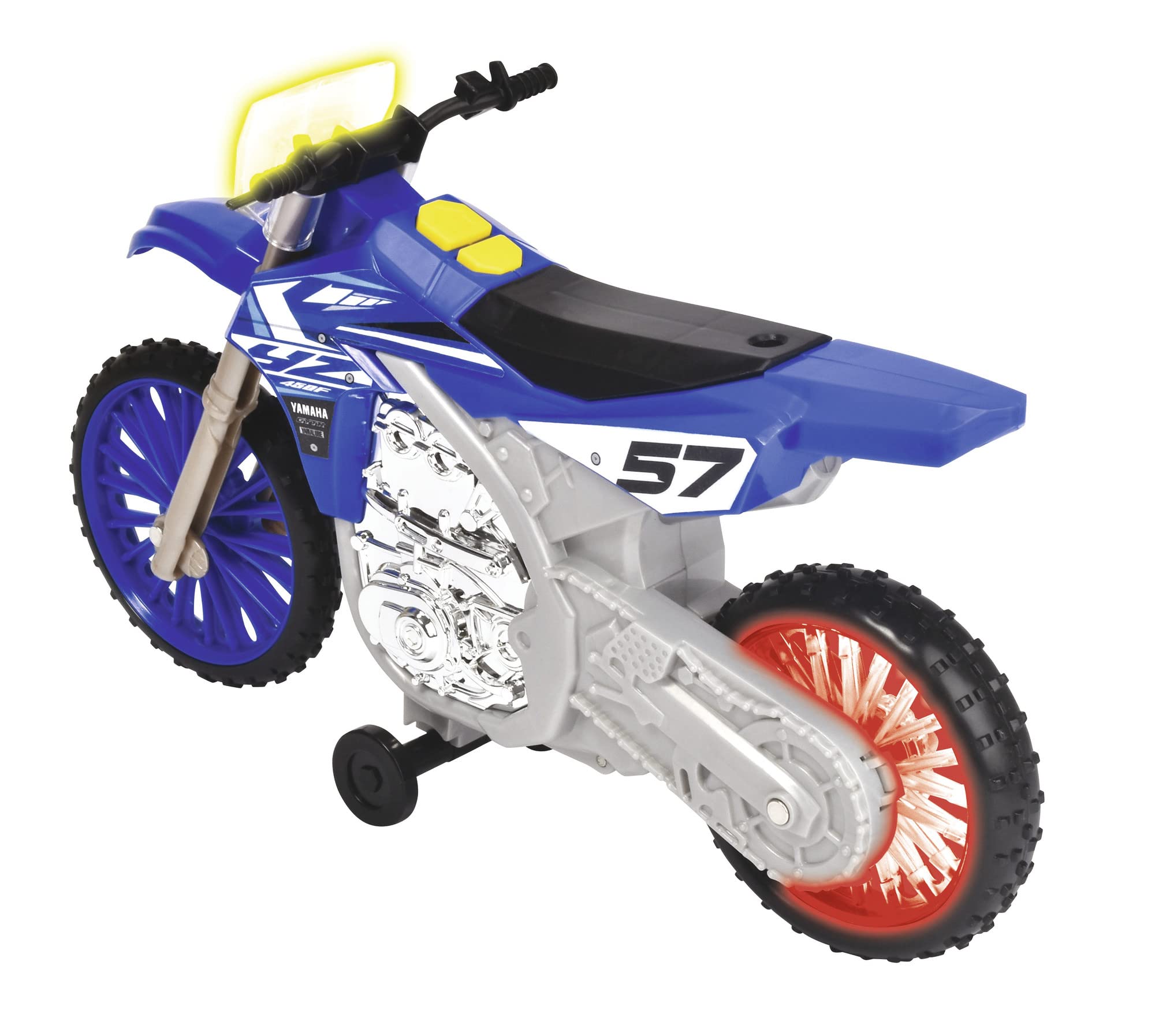 dickie-streets-n-beatz-yamaha-yz-wheelie-raiders-motorrad-26-cm-blau image 4