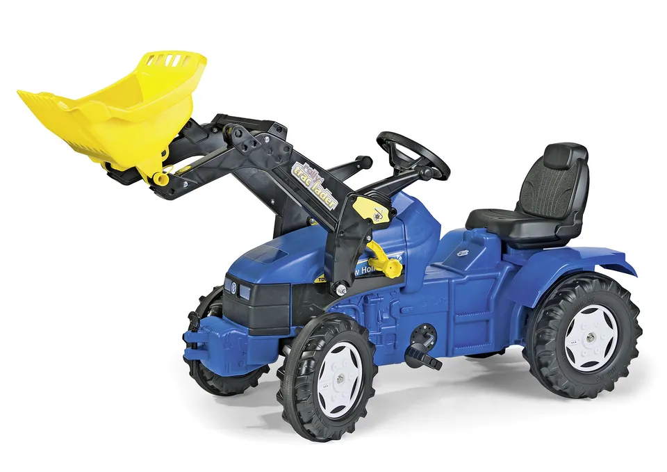 rolly-toys-rollyfarmtrac-new-holland-trettraktor-mit-lader-blau image 1