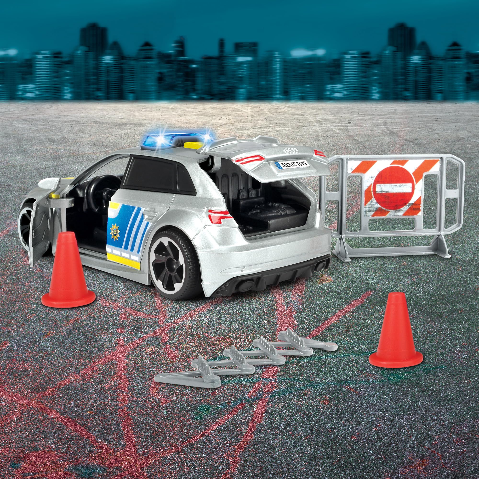 dickie-sos-audi-rs3-polizeiauto-15cm-licht-sound-ab-3-j image 5