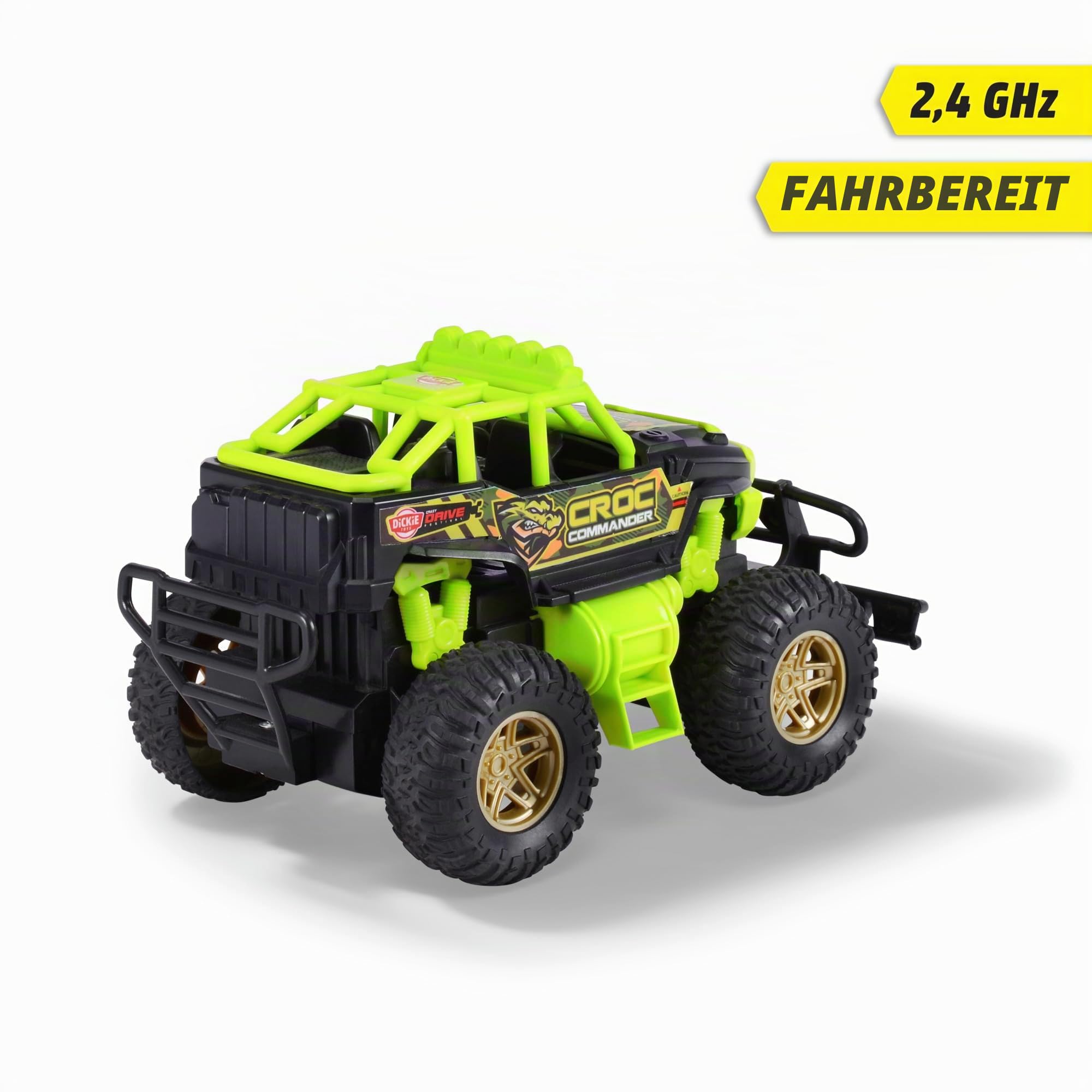 dickie-toys-go-crazy-croc-commander-rc-auto-21cm-gr-n-12-km-h image 2