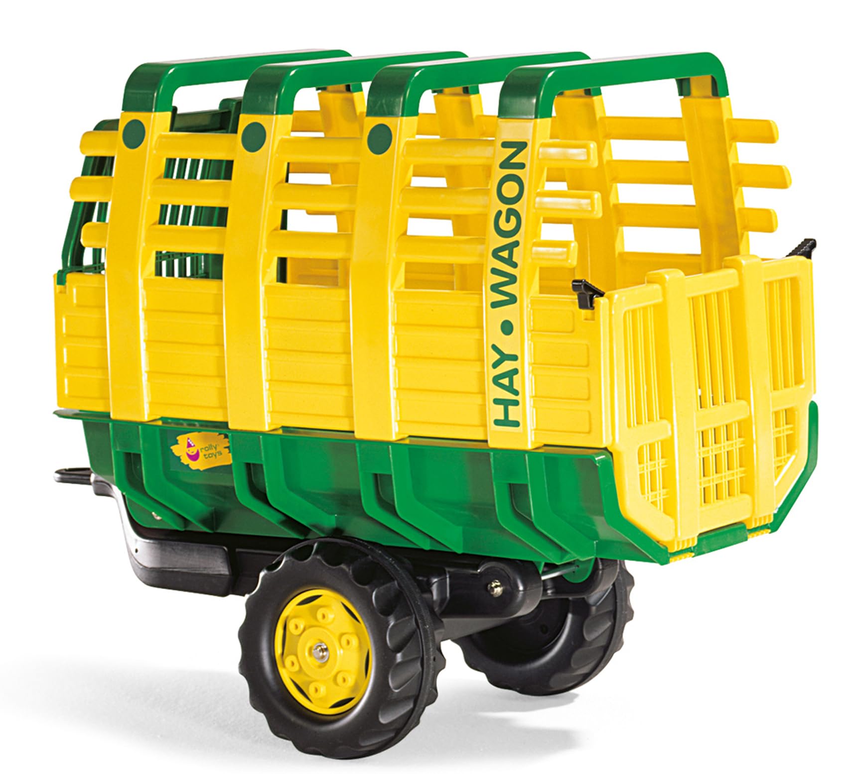 rolly-toys-rollytrailer-122981-heuladewagen-anh-nger-gr-n-gelb image 2