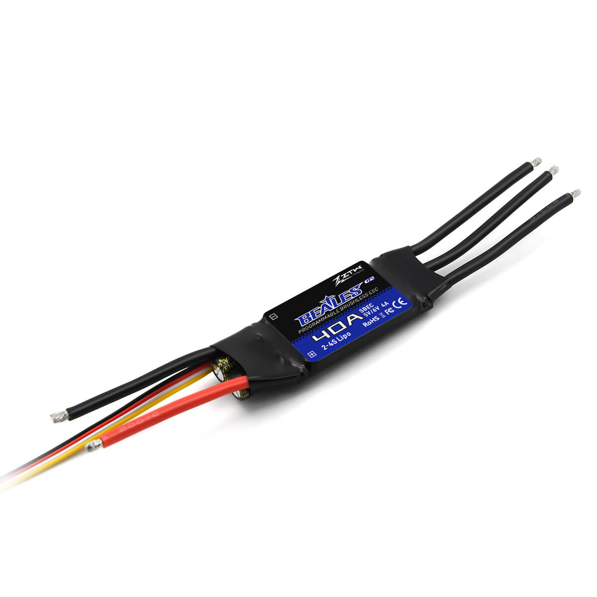ztw-beatles-g2-40a-flugregler-2-4s-sbec-ohne-stecker image 6