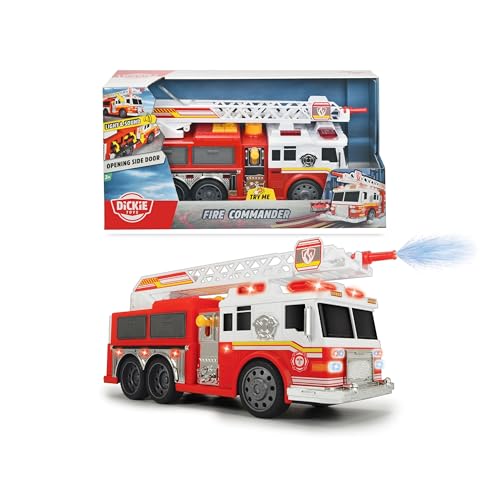 dickie-sos-fire-commander-feuerwehrauto-36-cm-mit-wasser image 6