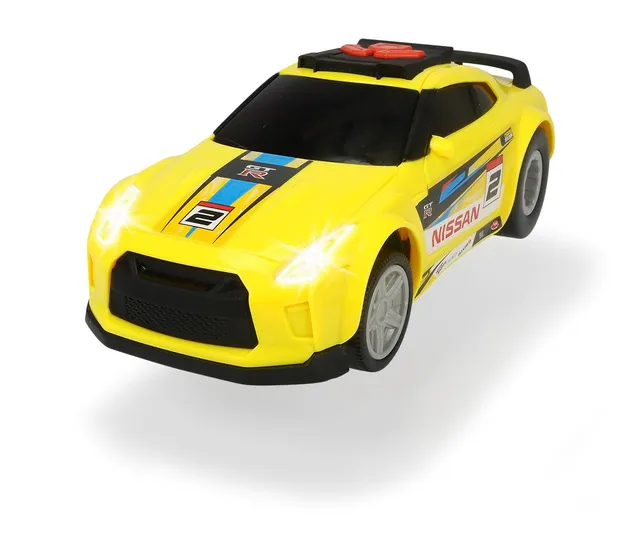 dickie-toys-streets-n-beatz-nissan-gtr-spielauto-25-cm-gelb image 1