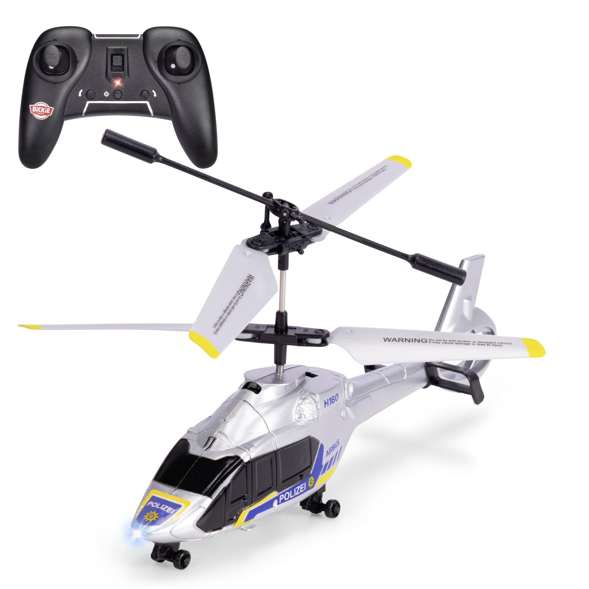 dickie-toys-sos-airbus-h160-polizei-hubschrauber-rc-21cm image 1