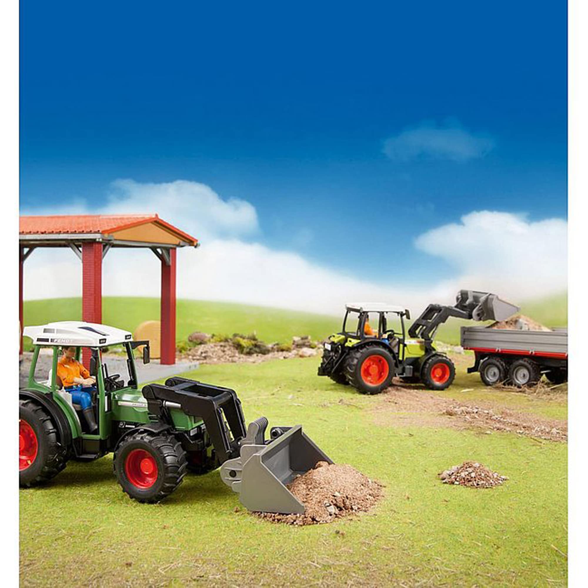 bruder-profi-series-claas-nectis-267f-traktor-1-16 image 8