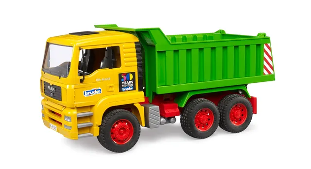 bruder-profi-series-01066-man-tga-kipp-lkw-50-jahre-edition-mulde image 1