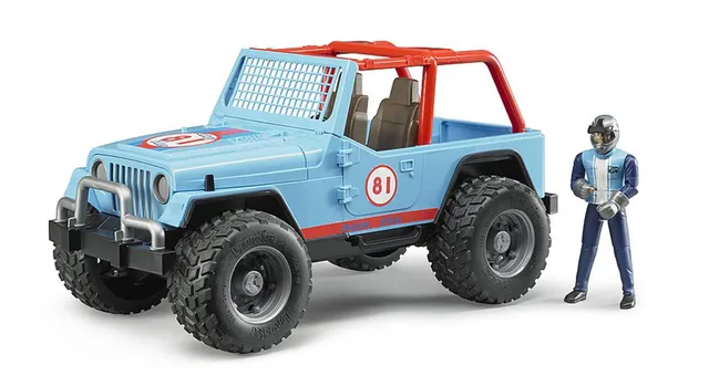 bruder-profi-series-02541-jeep-cross-country-racer-auto-blau-1-16 image 1