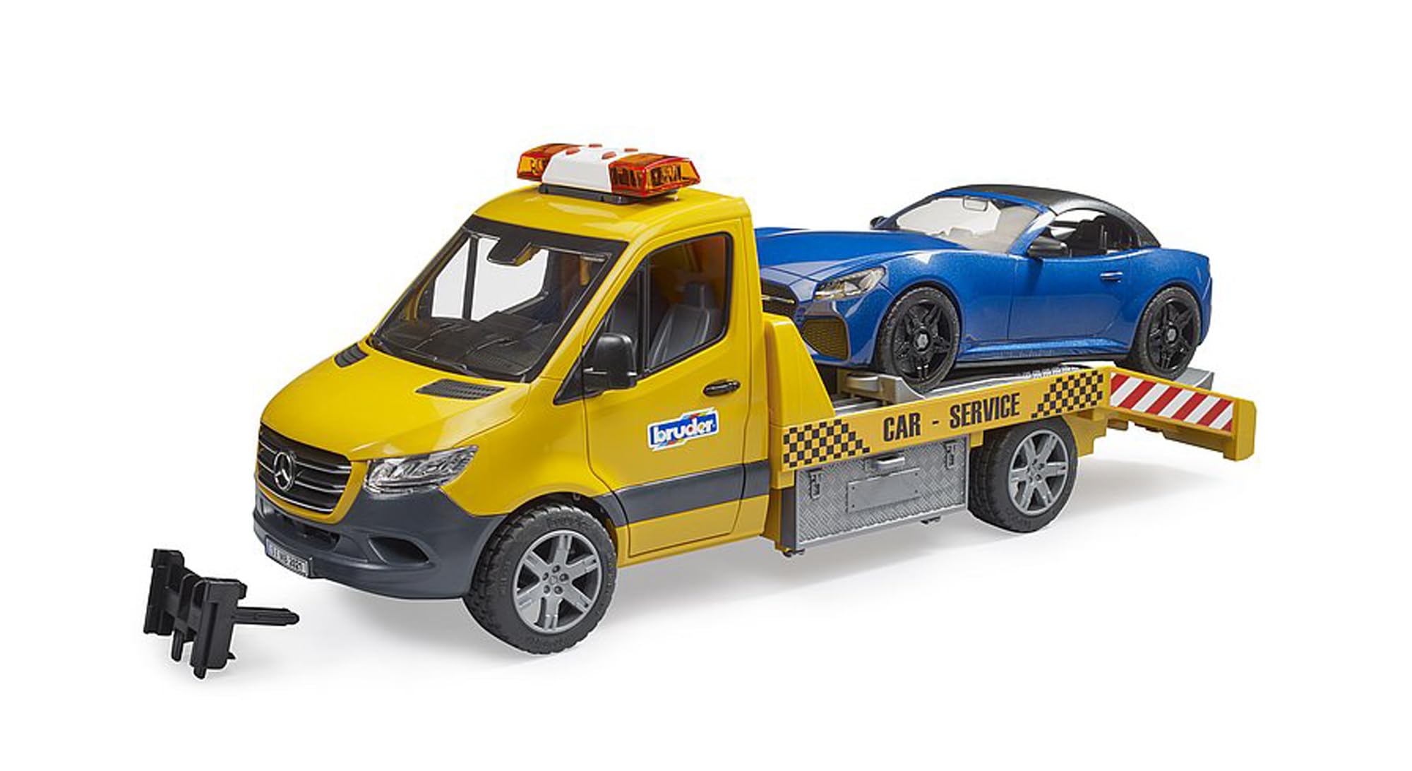 bruder-profi-sprinter-autotransporter-02675-roadster-sound image 2