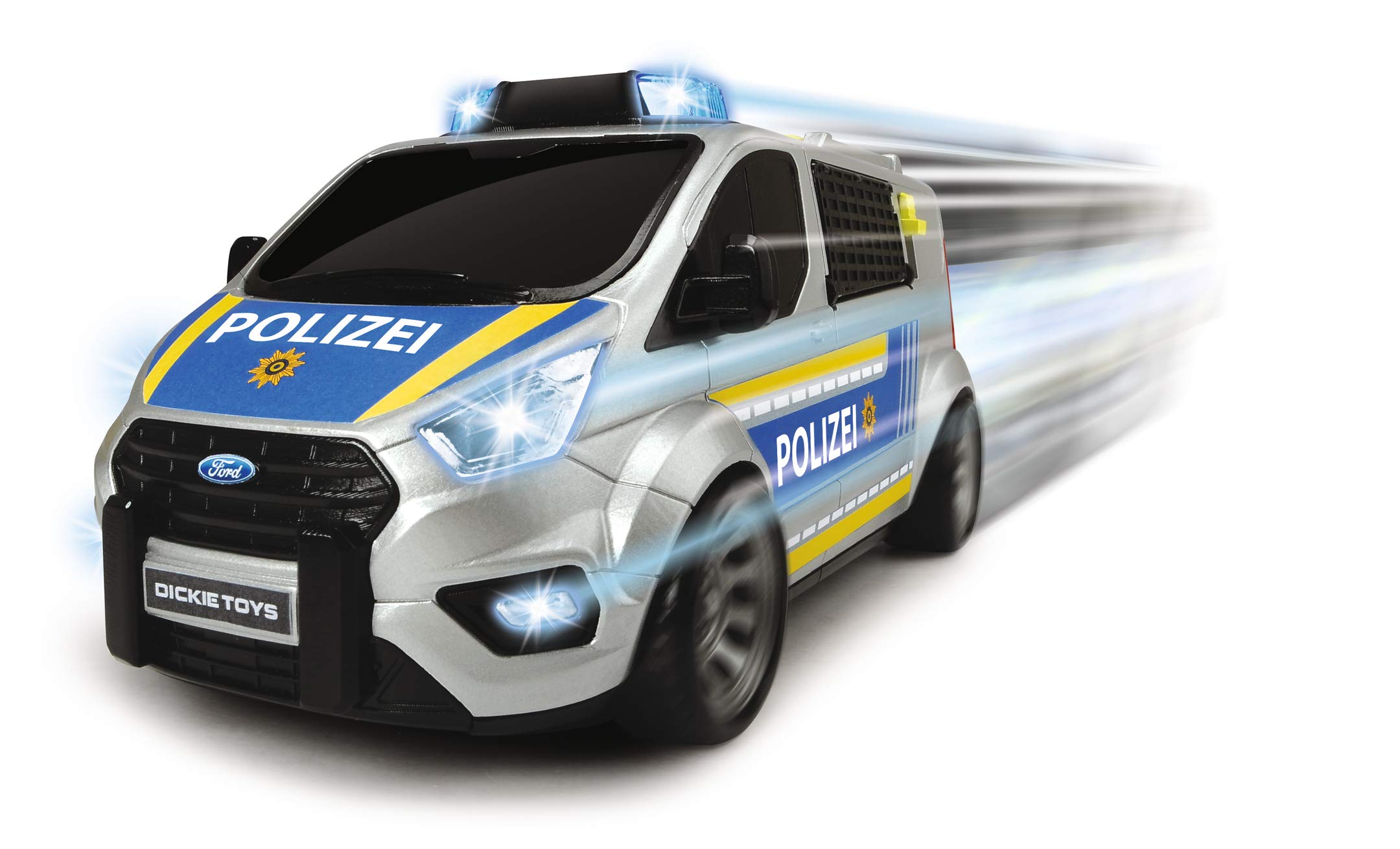dickie-sos-ford-transit-polizei-polizeibus-28cm-licht-sound image 2