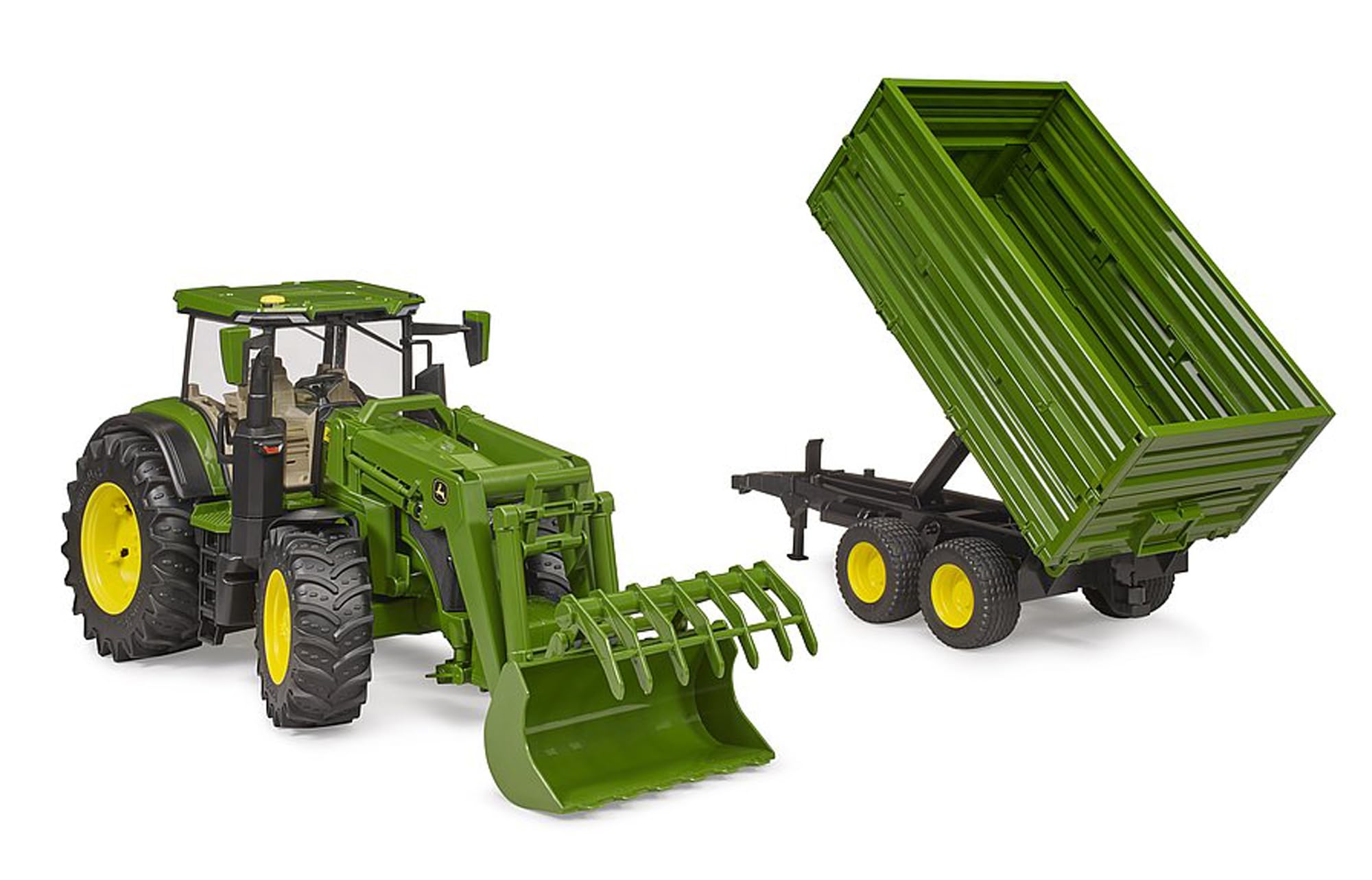 bruder-profi-john-deere-7r-350-traktor-mit-frontlader-und-anh-nger image 3