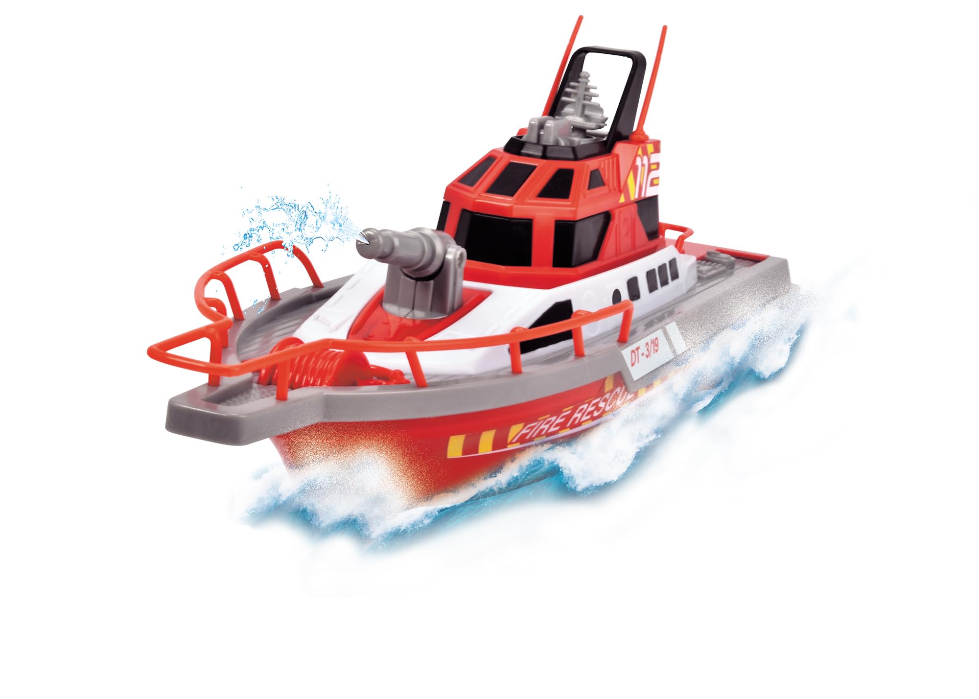 dickie-sos-feuerwehrboot-rc-spielzeugboot-wasserspritze-27mhz image 5