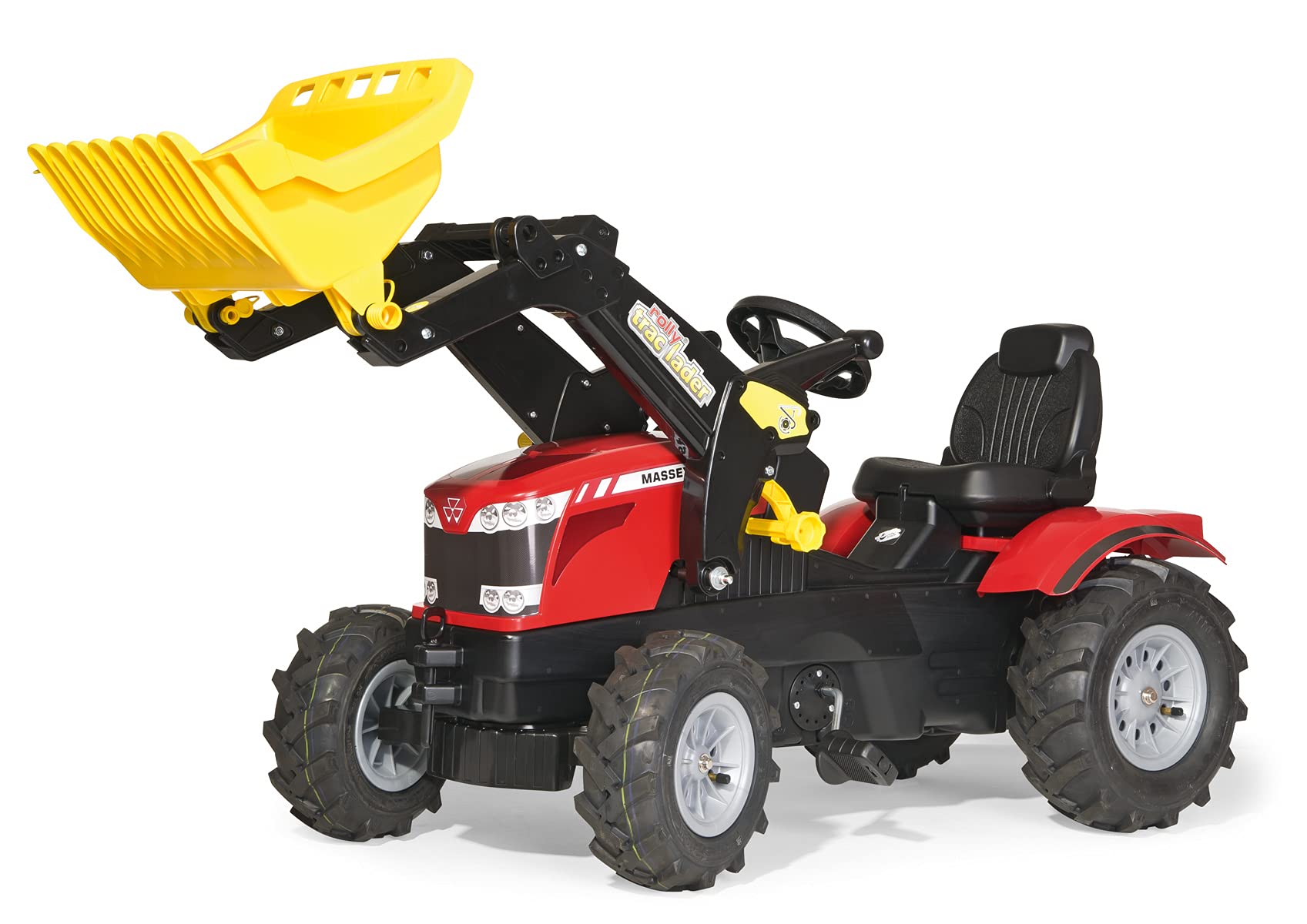 rolly-toys-rollyfarmtrac-mf-7726-trettraktor-luftreifen-rot image 1