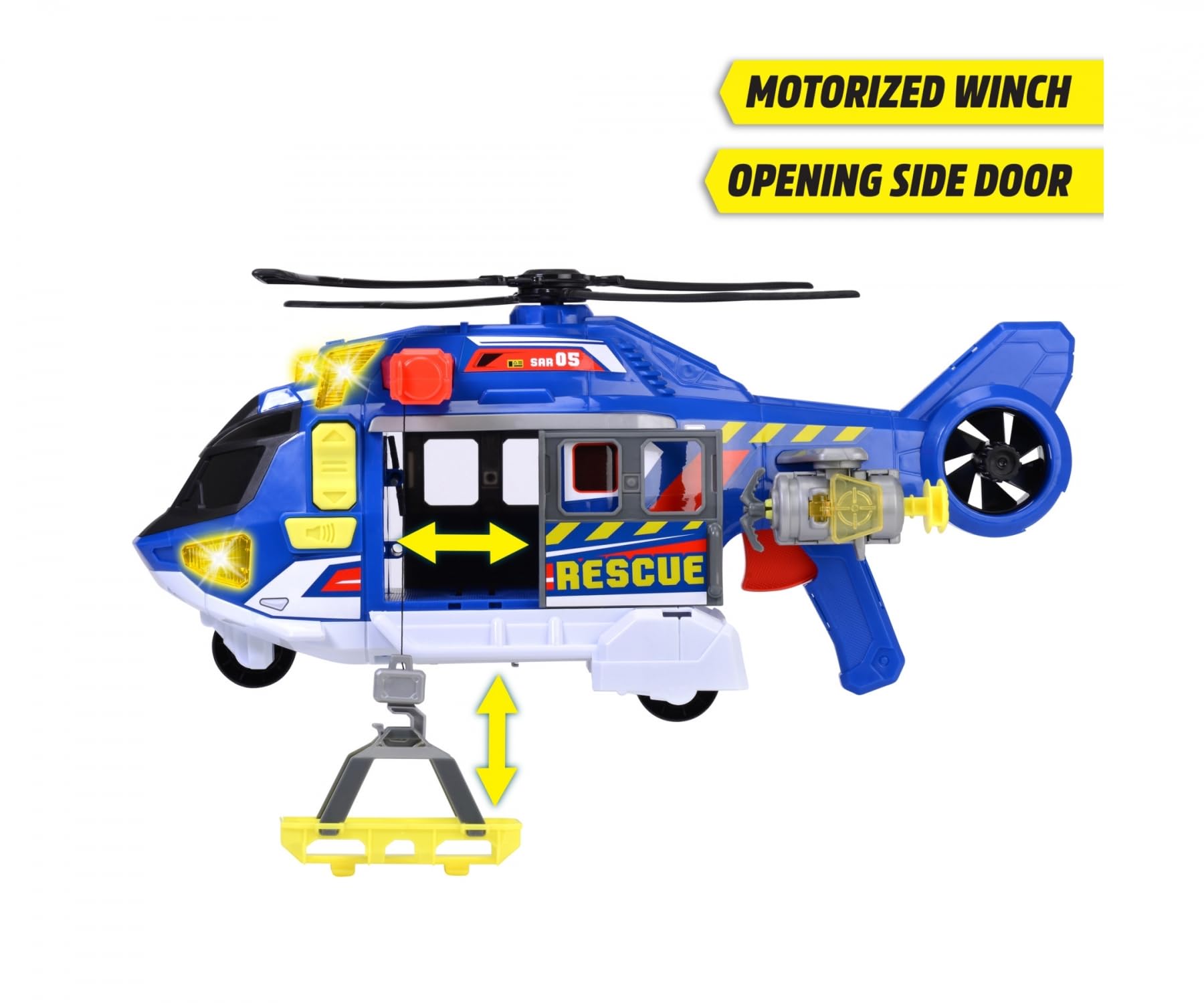 dickie-sos-rettungs-hubschrauber-39cm-licht-sound-seilwinde image 3