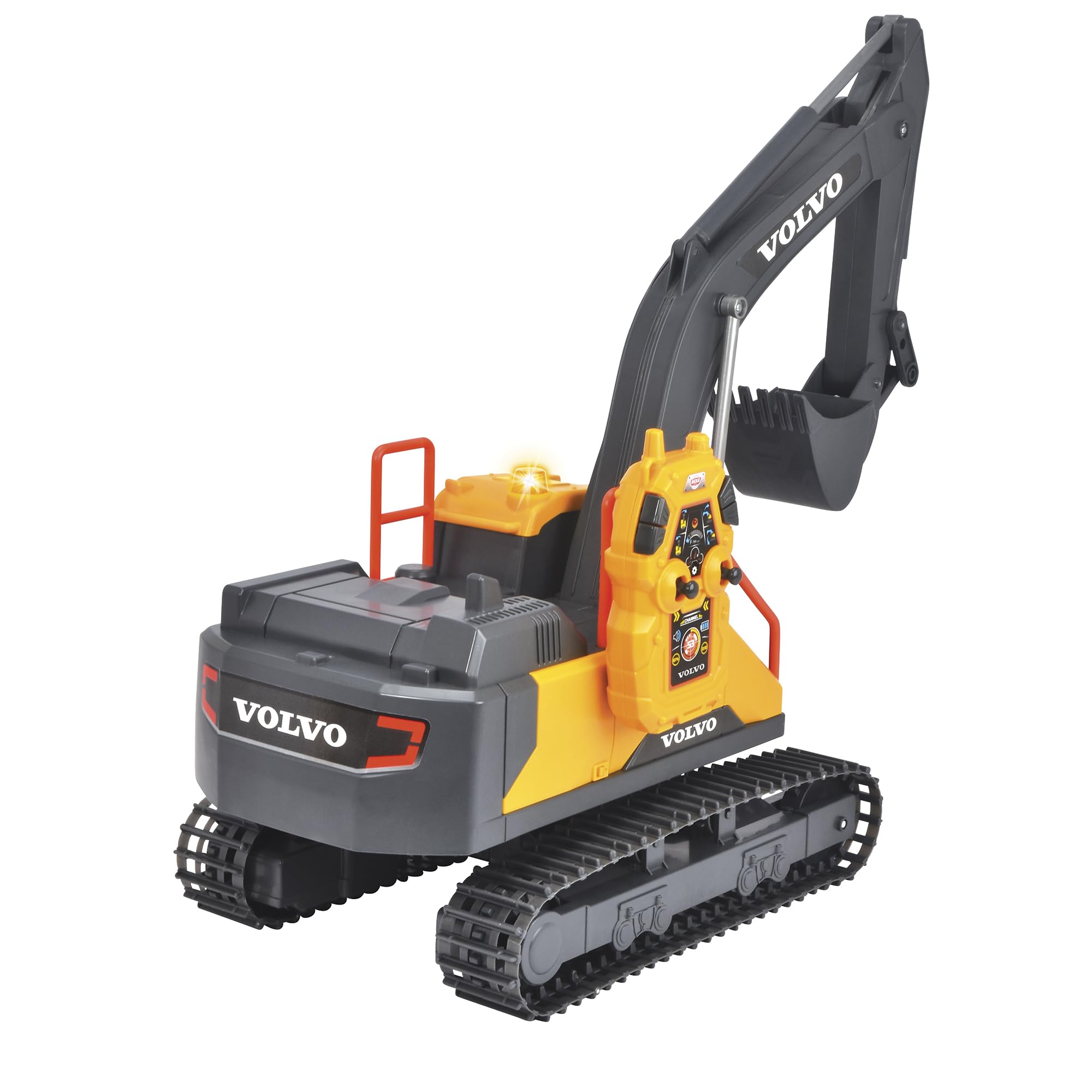 dickie-toys-go-crazy-rc-bagger-volvo-60-cm-gelb-grau image 4
