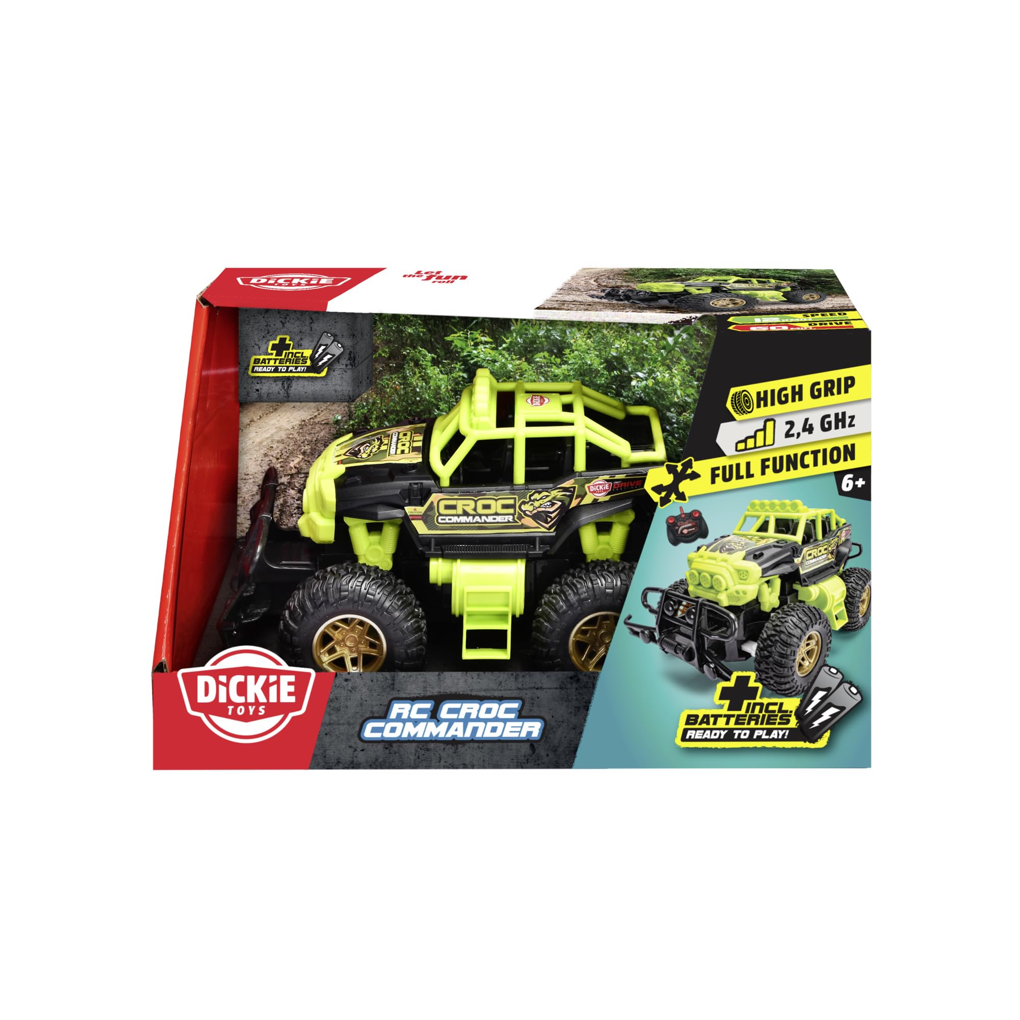 dickie-toys-go-crazy-croc-commander-rc-auto-21cm-gr-n-12-km-h image 7