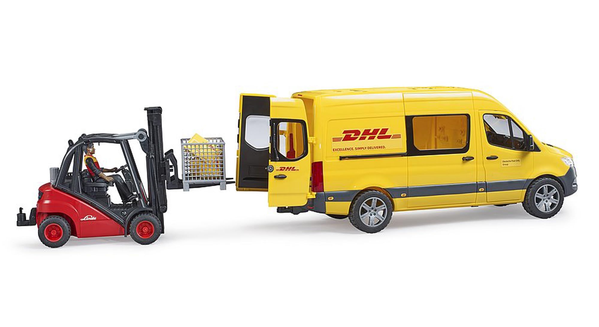 bruder-profi-02671-mb-sprinter-dhl-lieferwagen-mit-fahrer image 6