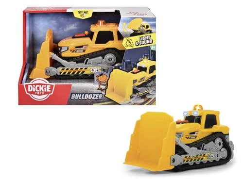 dickie-toys-go-real-bulldozer-planierraupe-16-cm-gelb-licht-sound image 4