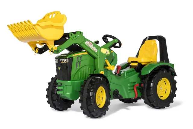 rolly-toys-rollyx-trac-john-deere-trettraktor-lader-gr-n image 1