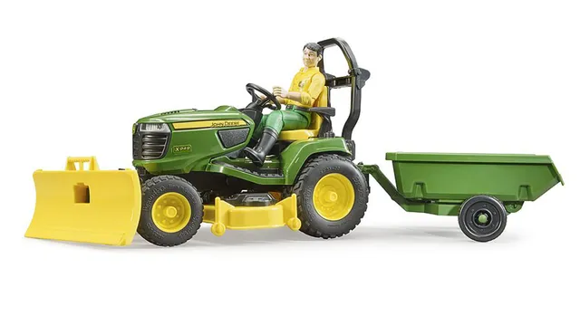 bruder-bworld-john-deere-rasentraktor-mit-anh-nger-g-rtner image 1