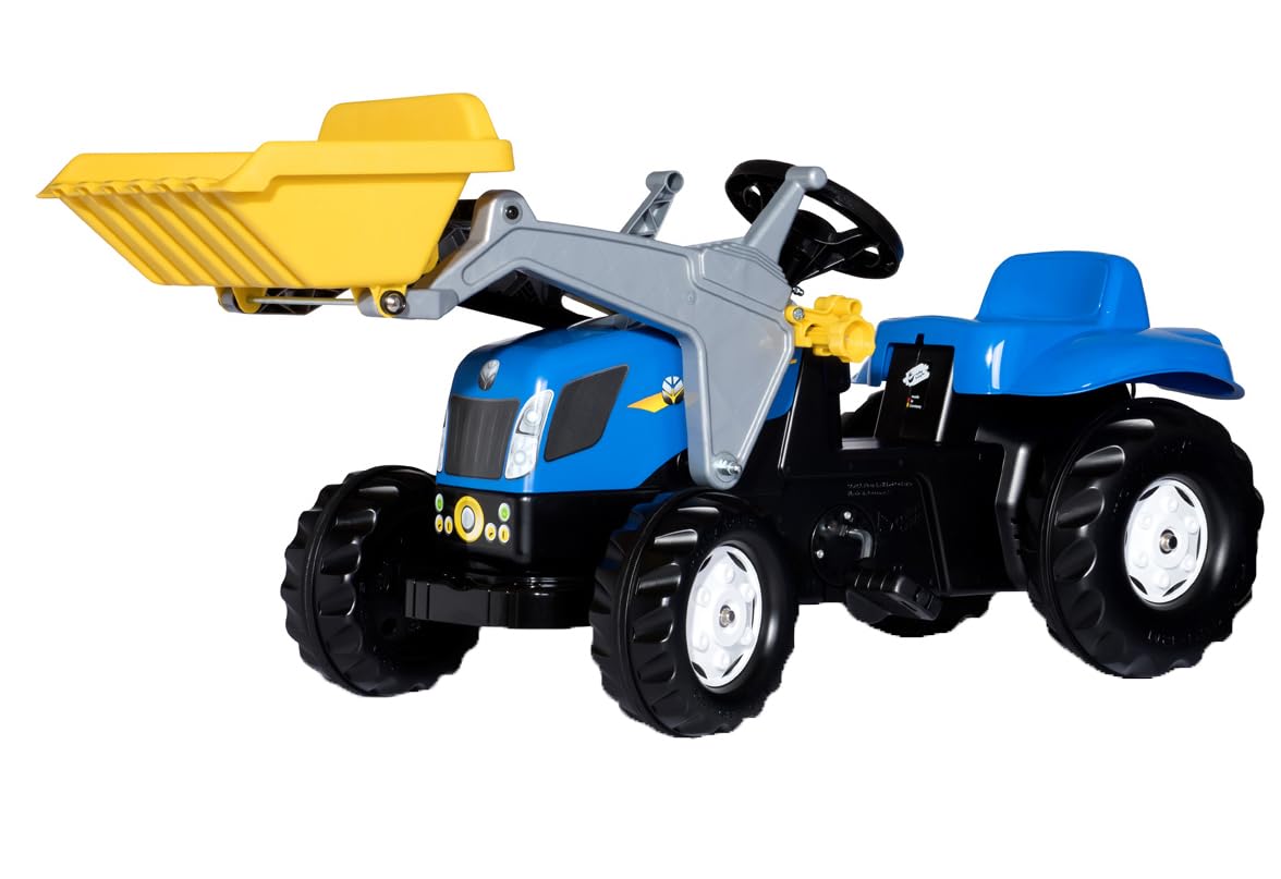 rolly-toys-rollykid-new-holland-t7040-trettraktor-anh-nger image 2