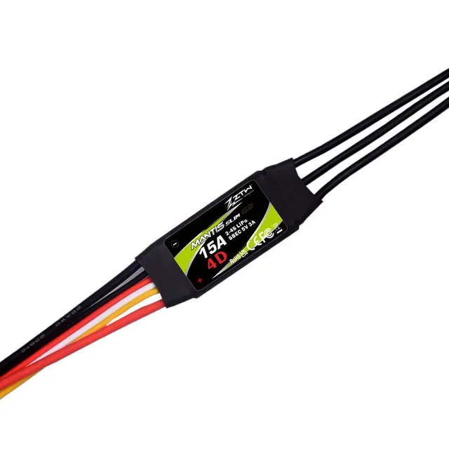 ztw-mantis-slim-g2-15a-esc-regler-2-4s-sbec-f-r-rc-flugzeug image 1