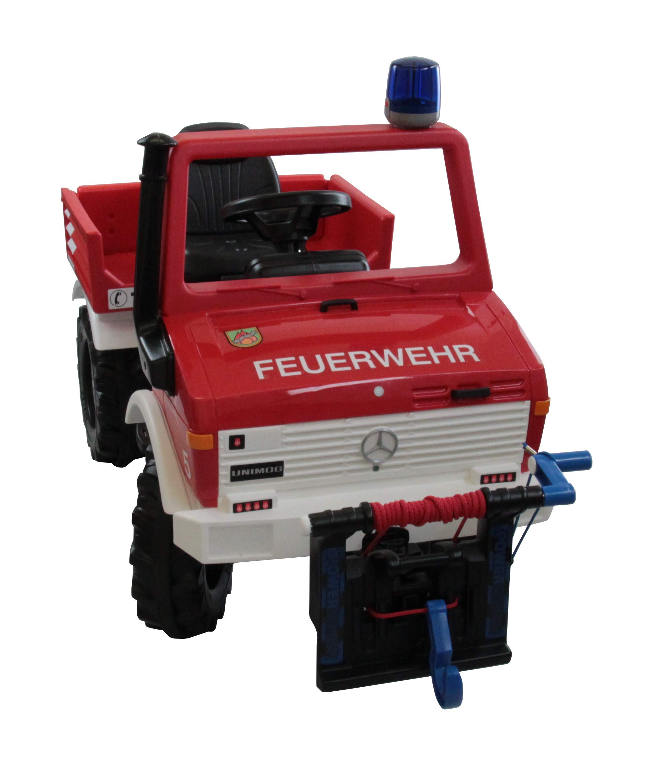 rolly-toys-rollyunimog-fire-feuerwehr-tretauto-mit-anh-nger-3-8-j image 2