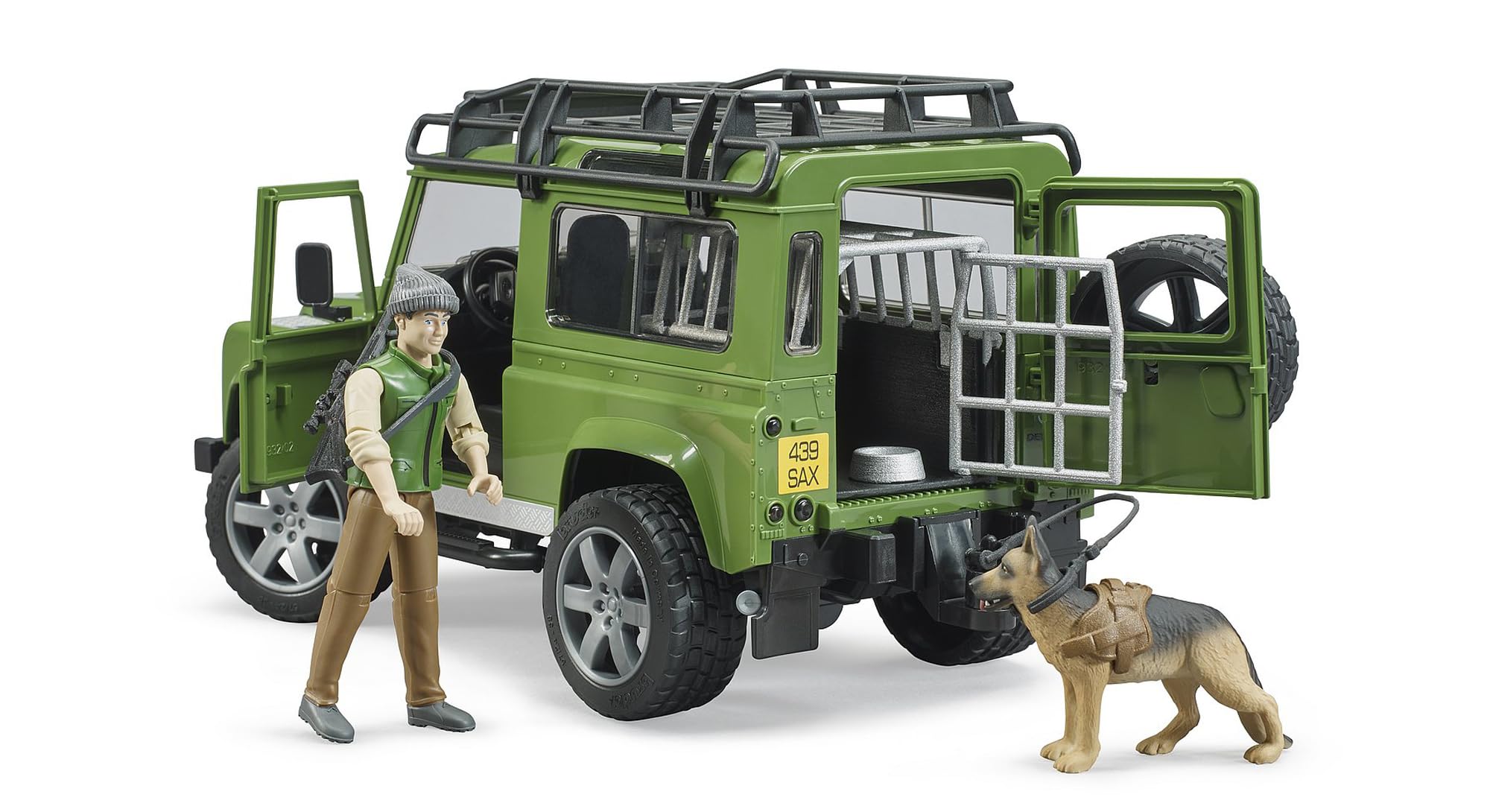 bruder-profi-02587-land-rover-defender-gel-ndewagen-1-16-mit-f-rster image 4